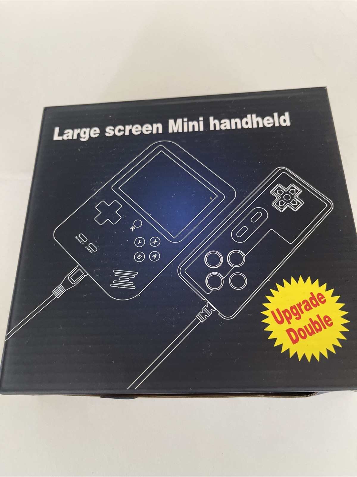 Large Screen Mini Handheld Portable With 500 Games Blue