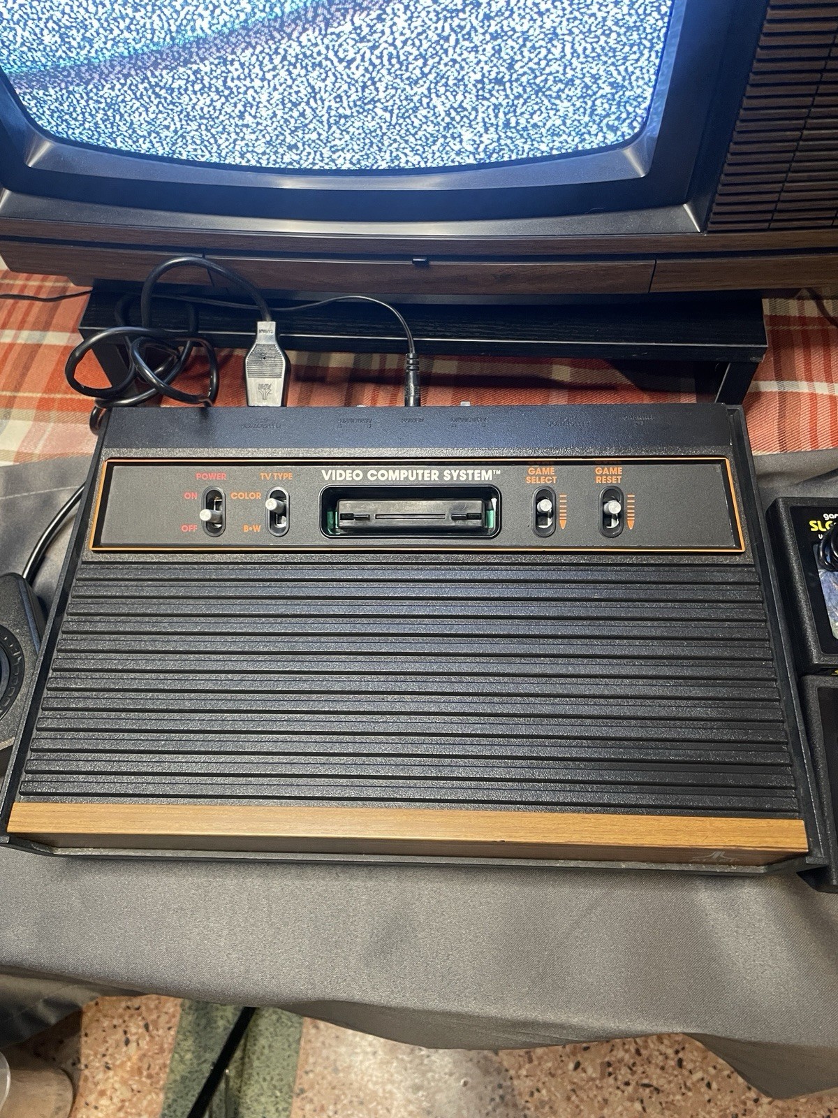 Atari 2600 Console, Controllers, Cables, 6 Games, Restored, Cleaned, Calibrated!