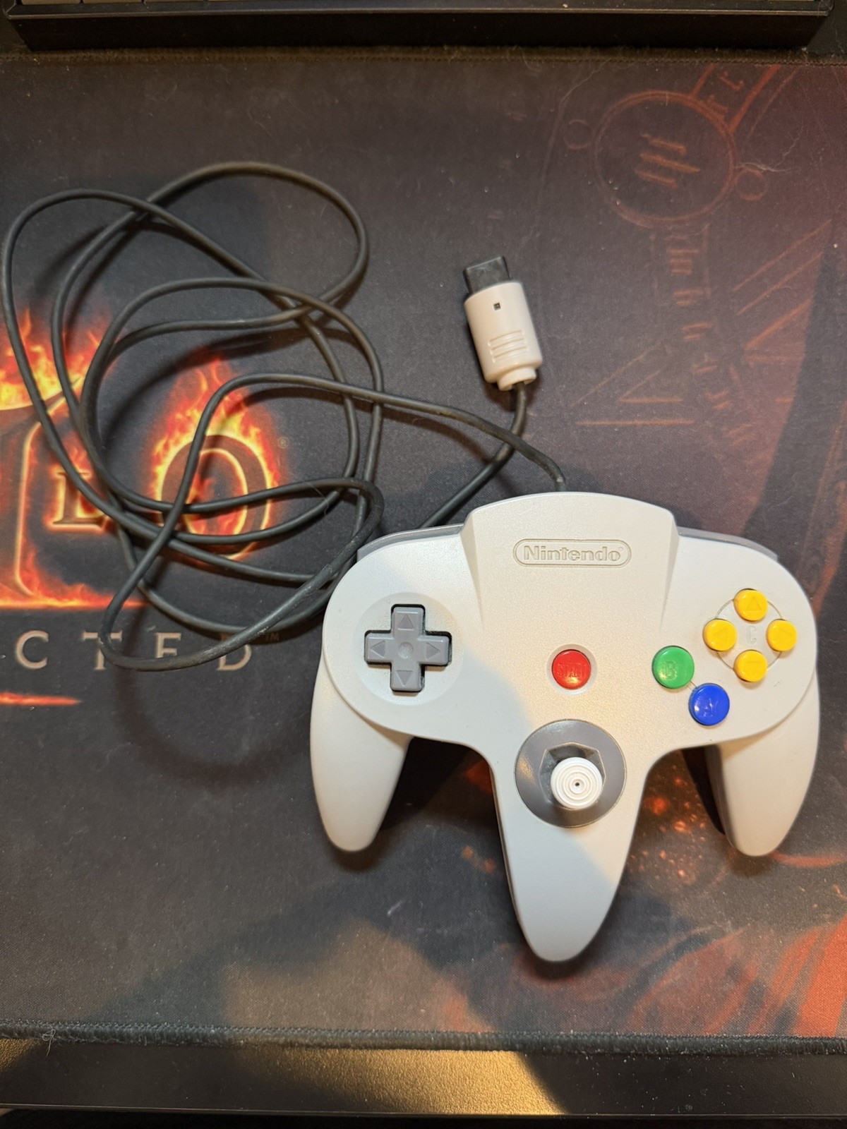 Nintendo 64 Game Console with Memory Expansion Pak and 2 Tight Controllers
