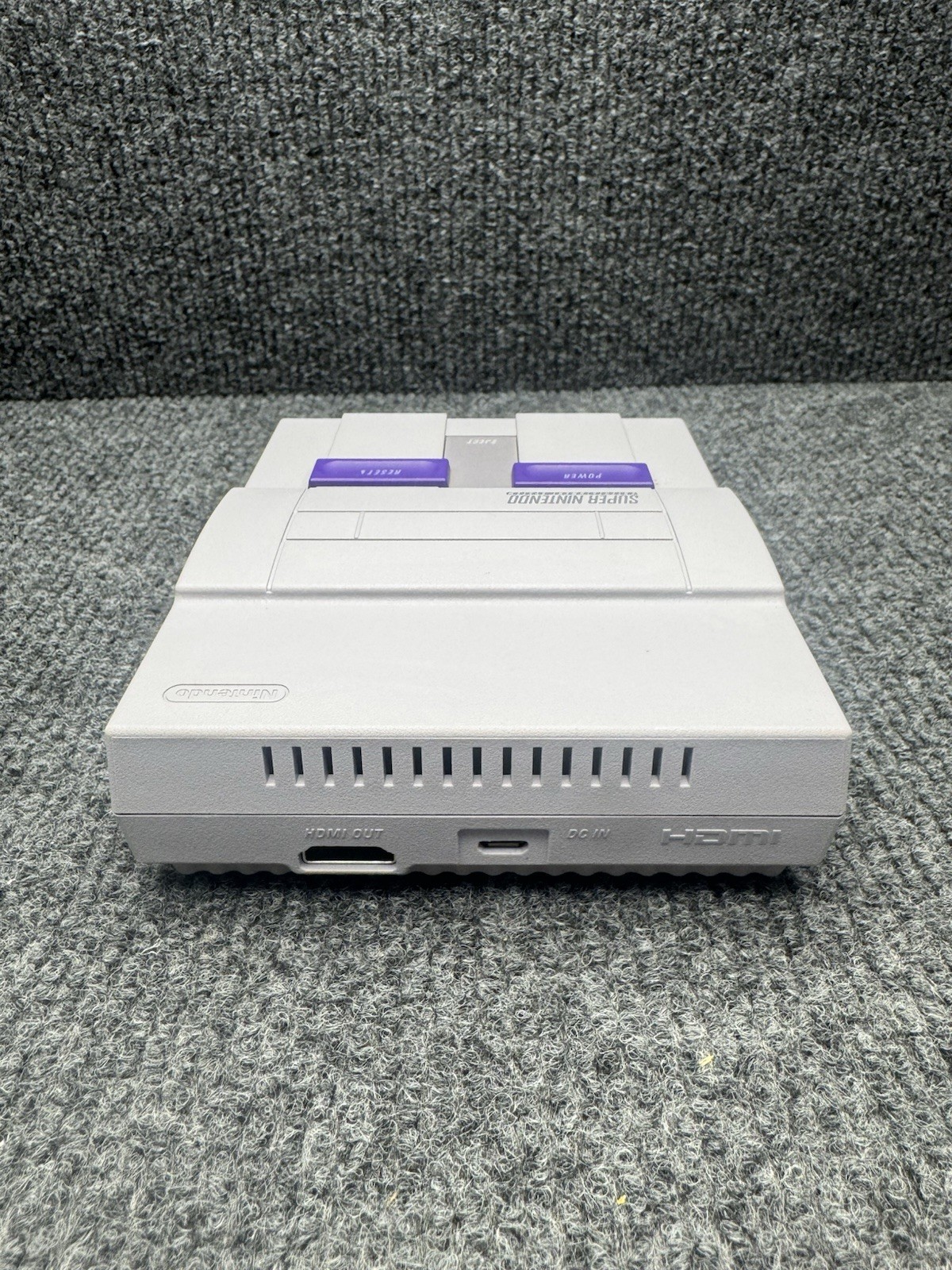 Nintendo Super NES Mini Classic Edition Control Deck W/Controller & Cords TESTED