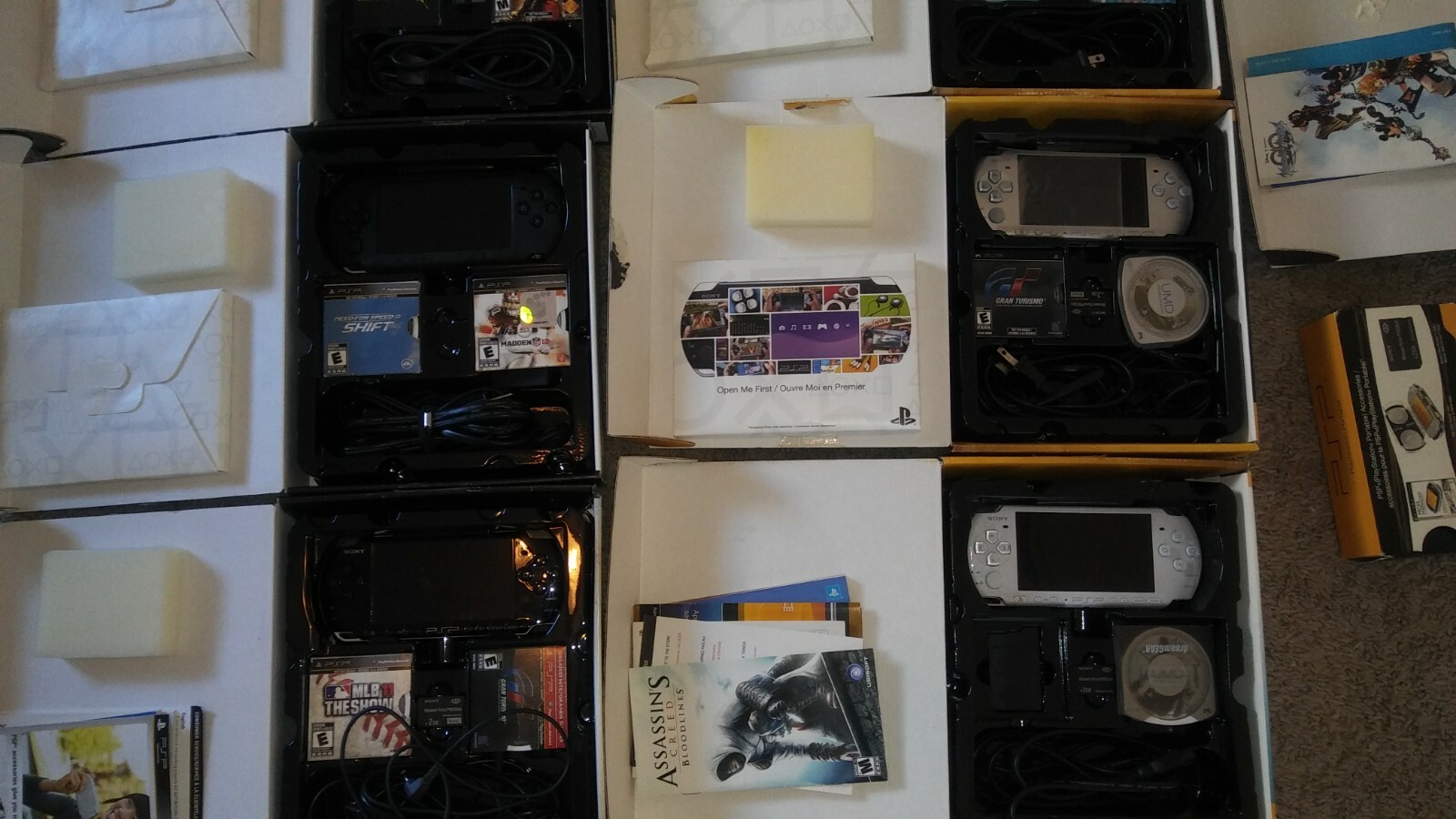 Sony PSP Playstation Portable. Systems with games and Accessories.