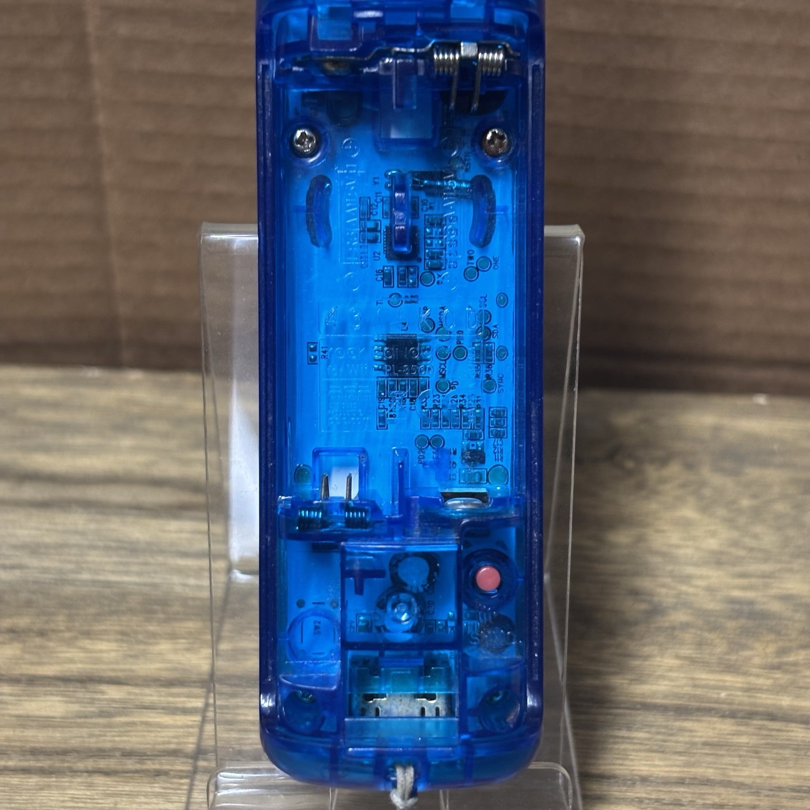 Custom Transparent (Clear) Blue Nintendo Wii – GameCube Compatible