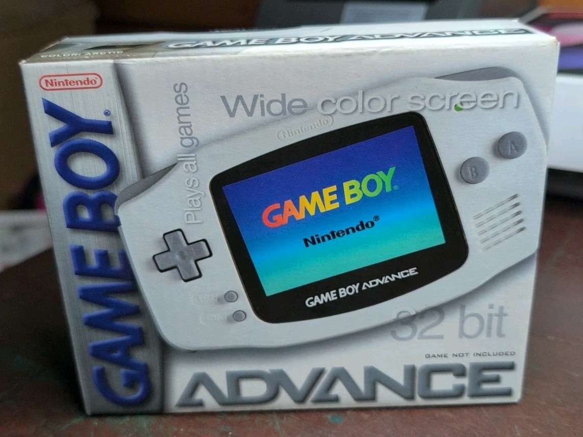 Nintendo Game Boy Advance GBA Console White System CIB, *BEAUTIFUL HIGH GRADE*🔥