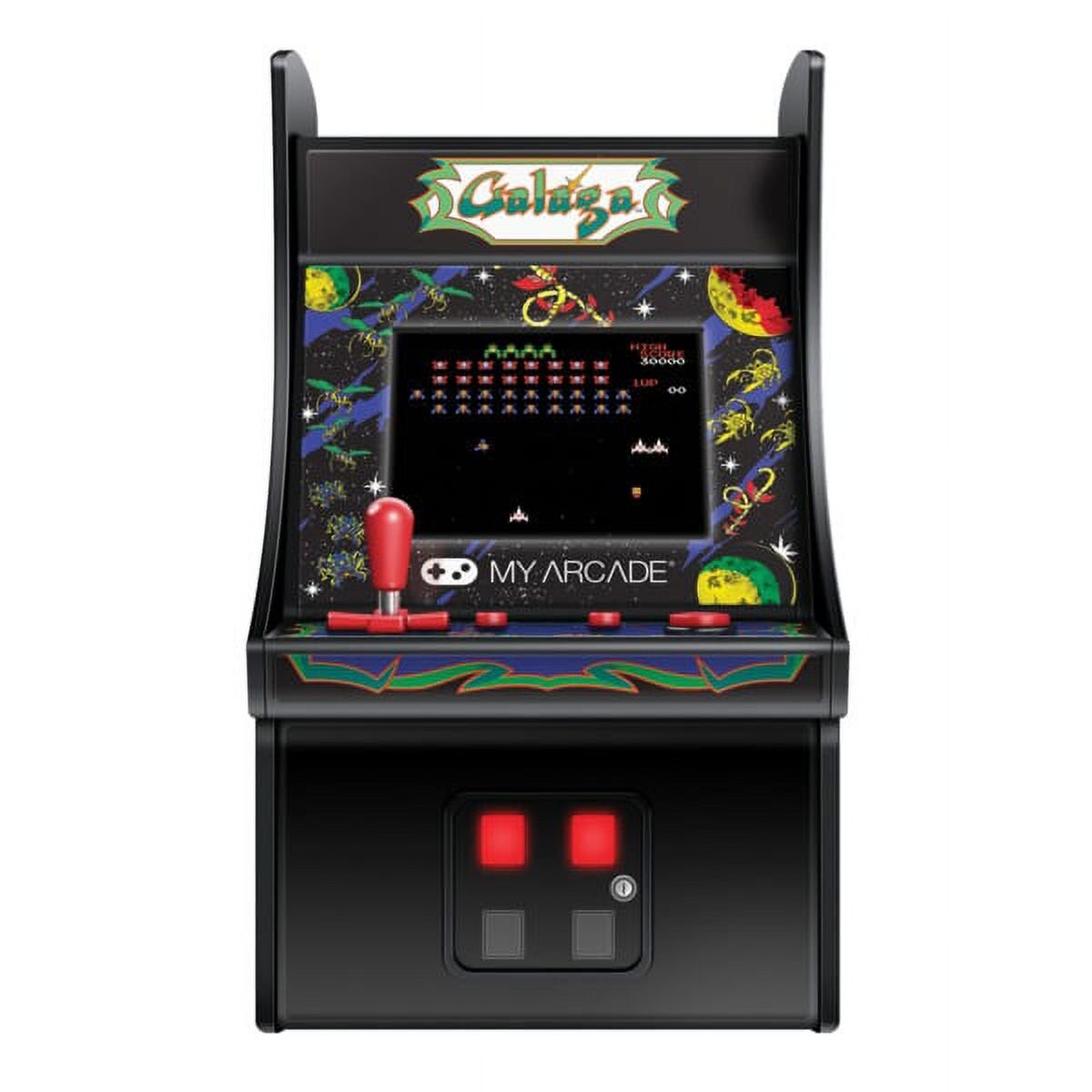 My Arcade DGUNL-3222 Galaga Micro Player Retro Arcade Machine – 6.75 In Cabinet