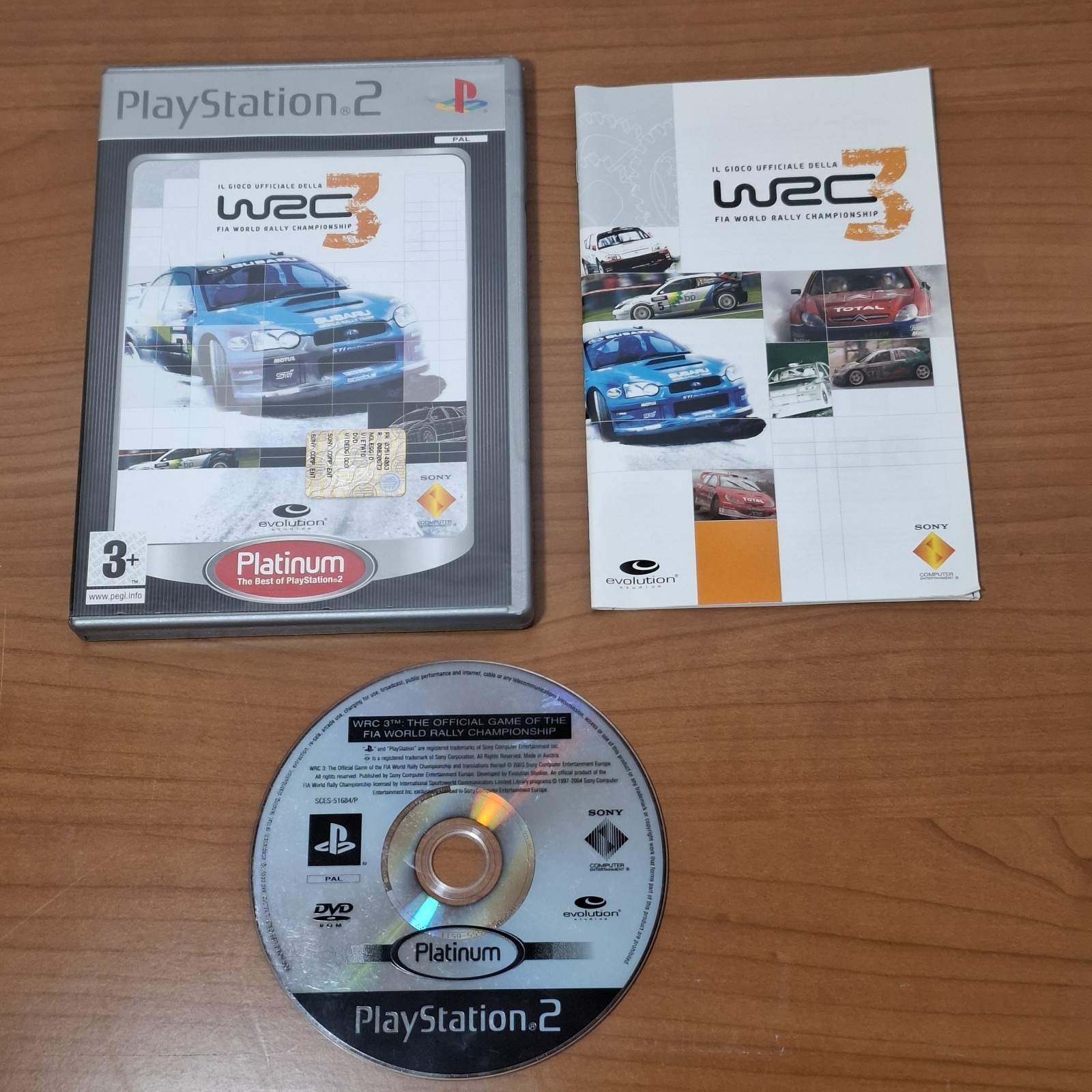 Sony PlayStation 2 PS2 Console SCPH-50004 + WRC Platinum PAL Complete Boxed