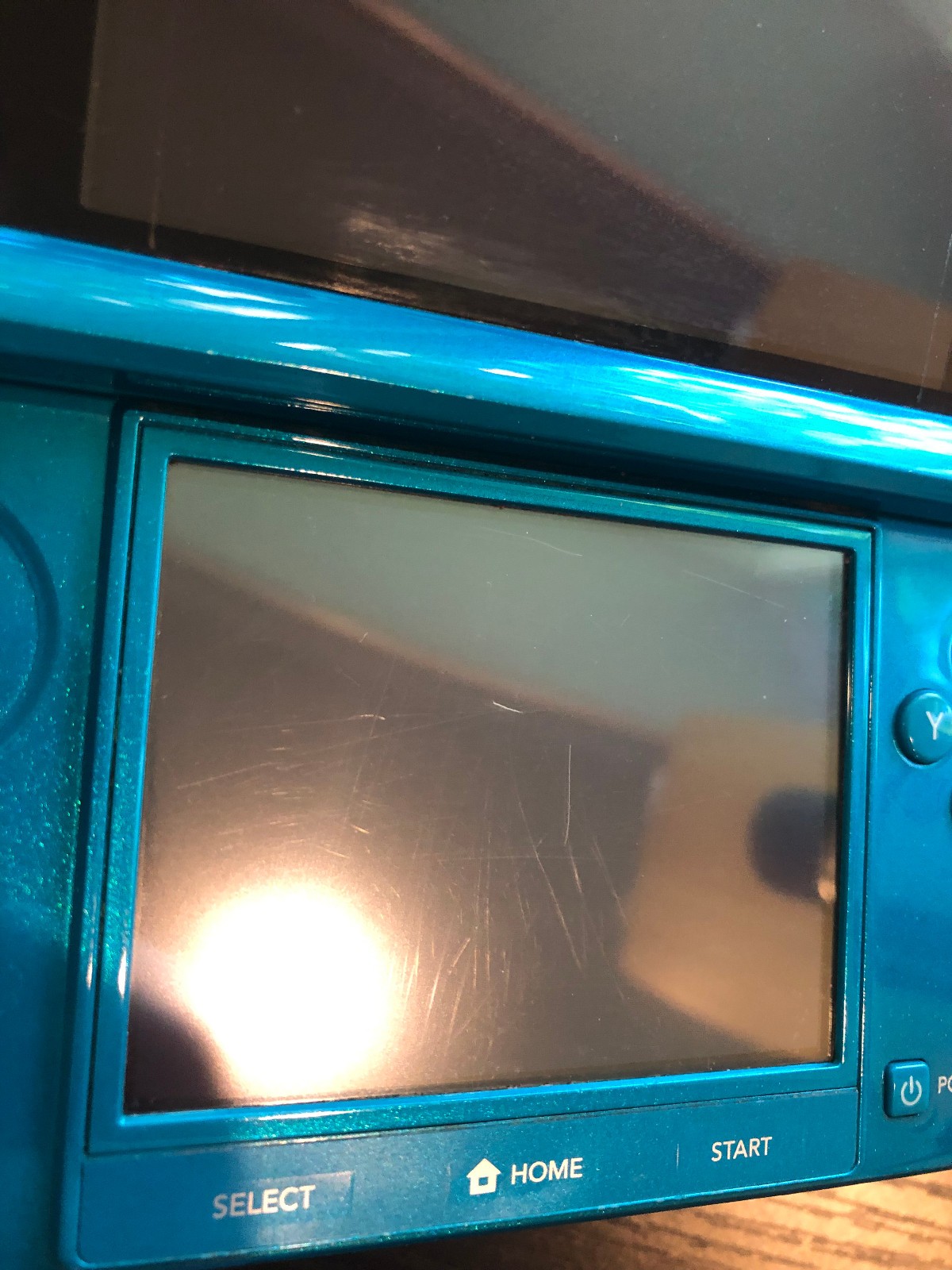 Nintendo 3DS Aqua Blue CTR-001 Handheld Console Fully Tested