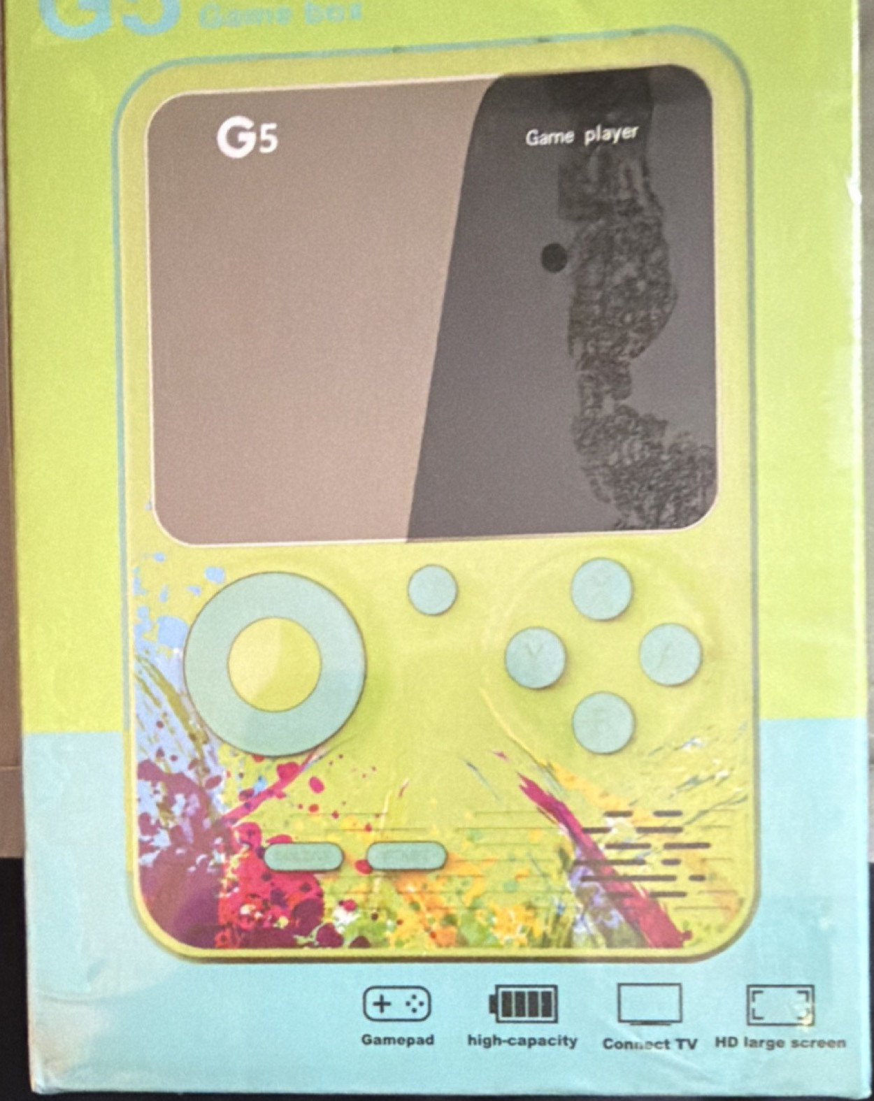 Gamebox G5 Handheld Console HD Screen Gamepad Multicolor TV Out