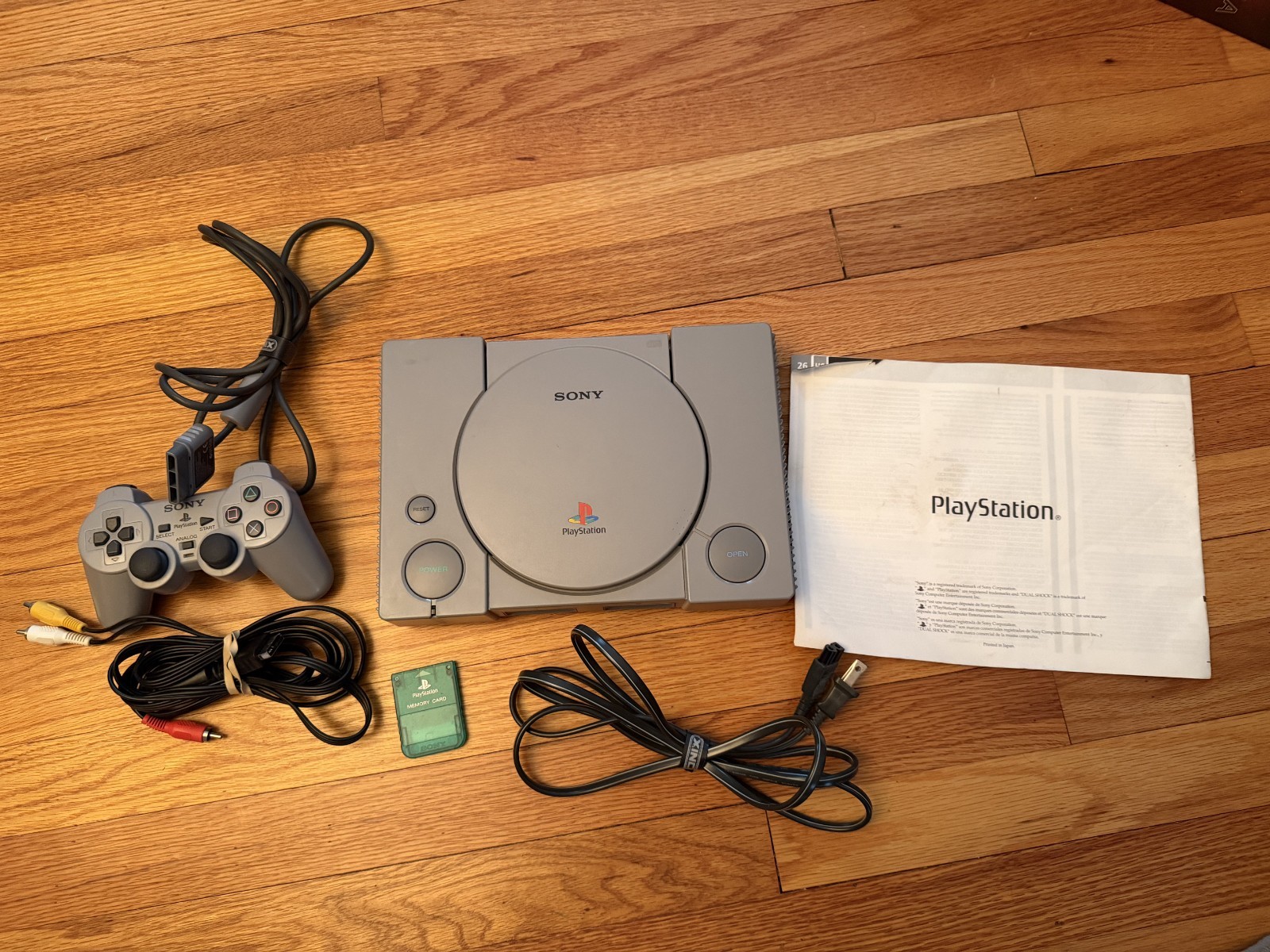 Sony PlayStation 1 Game Console – Gray Modified, chipped