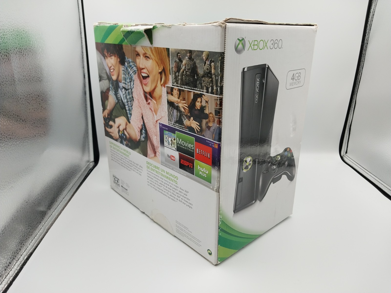 Microsoft Xbox 360 S Slim 250GB Console IOB, 2 Controllers, & 16 Games – TESTED