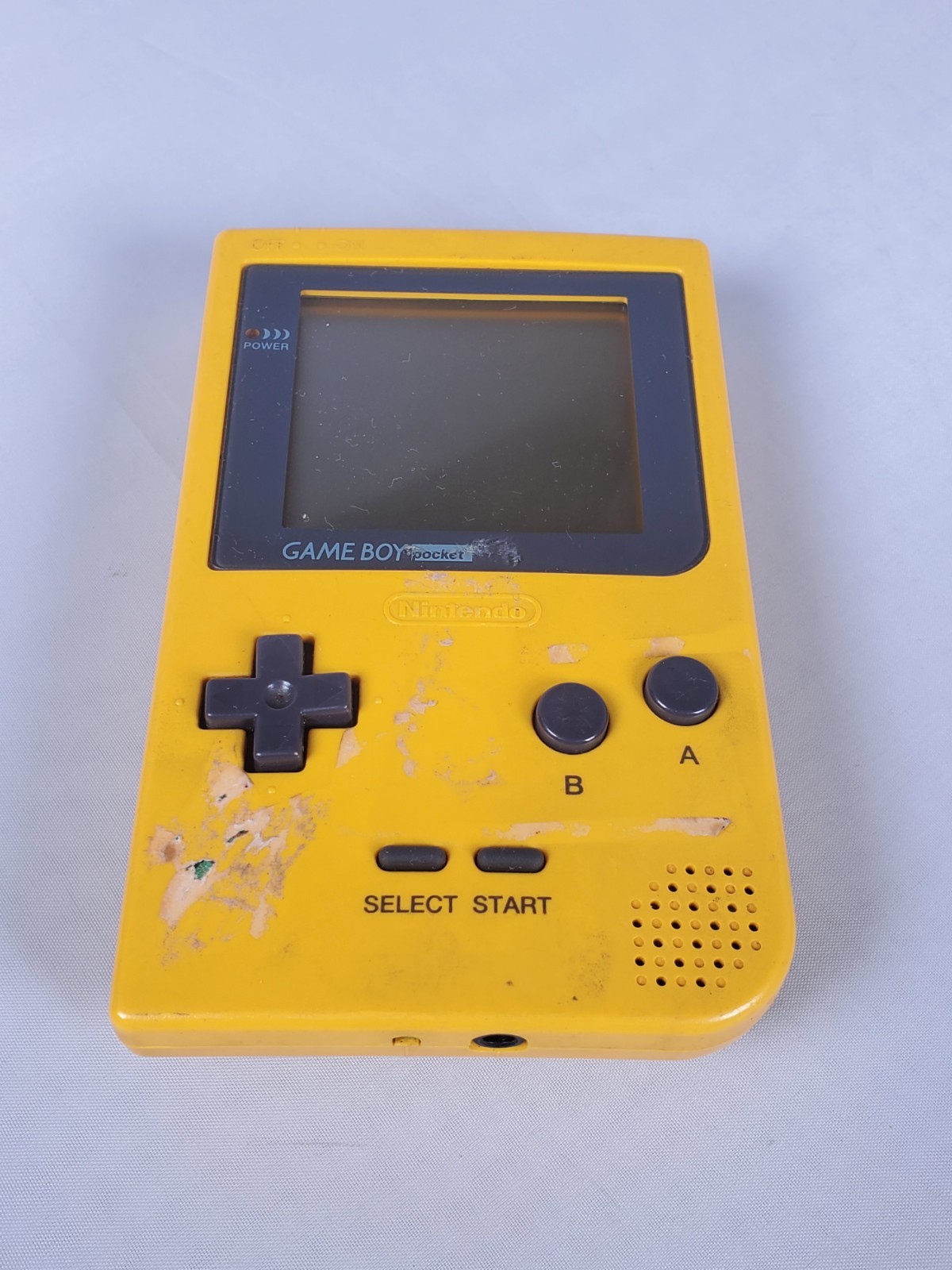 Nintendo Game Boy Pocket Handheld Console Yellow Tested Works Used