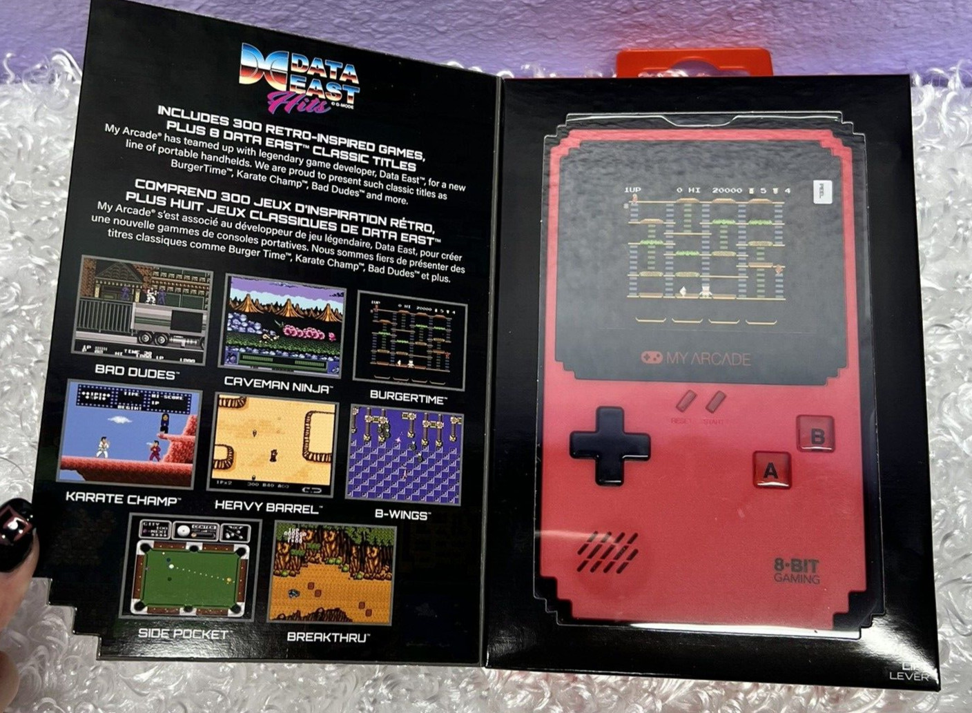 New Handheld Gaming System DC Data East Travel My Arcade Pixel Classic 300 Games