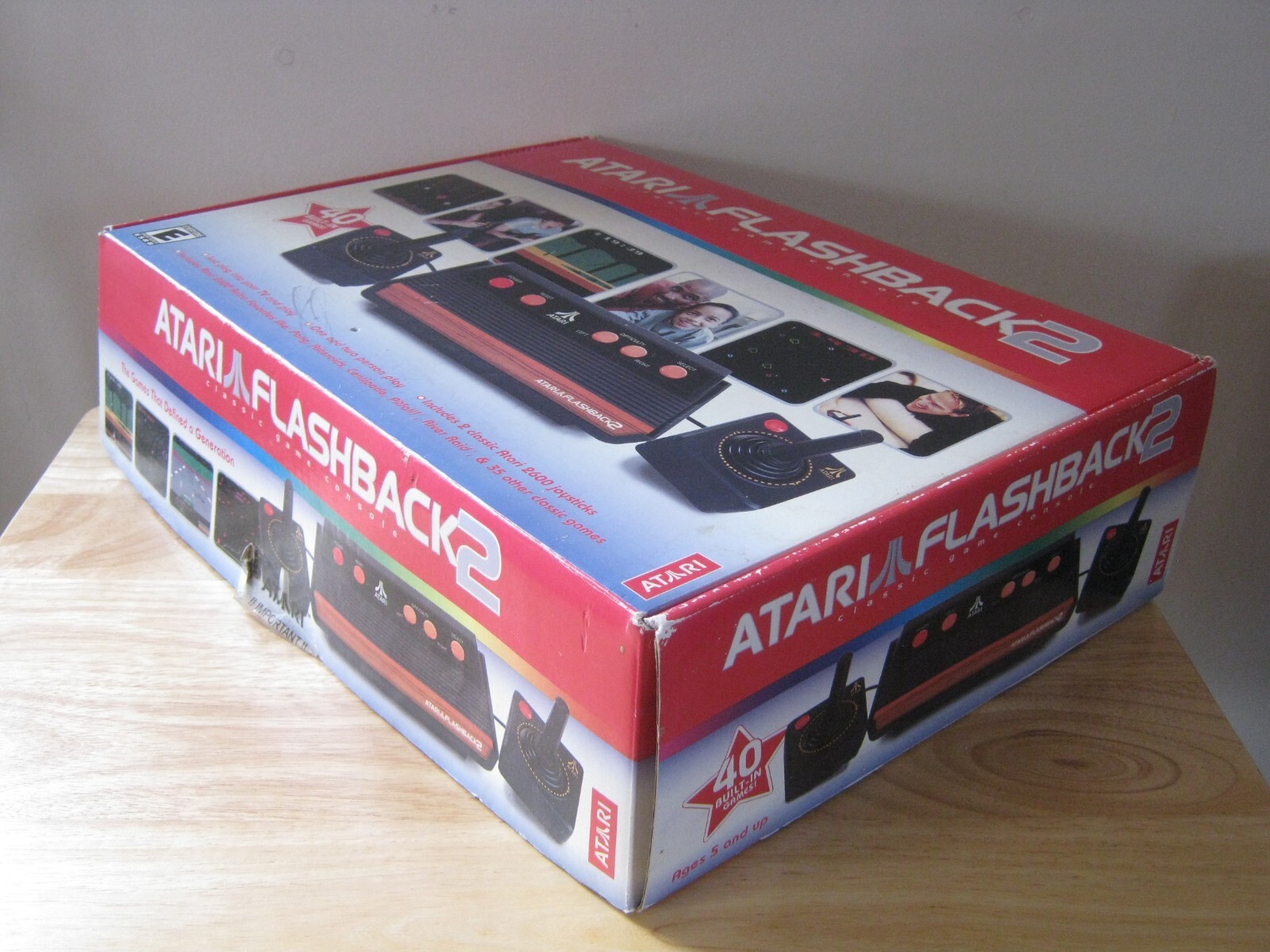 Atari Flashback 2 Classic Game Console 40 Built In Games
