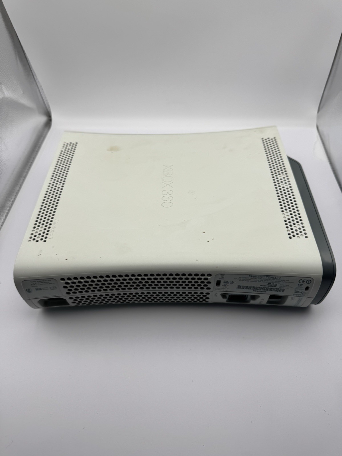 Microsoft Xbox 360 White 60GB W/ Controller OEM + Cables- Untested/ Free Returns