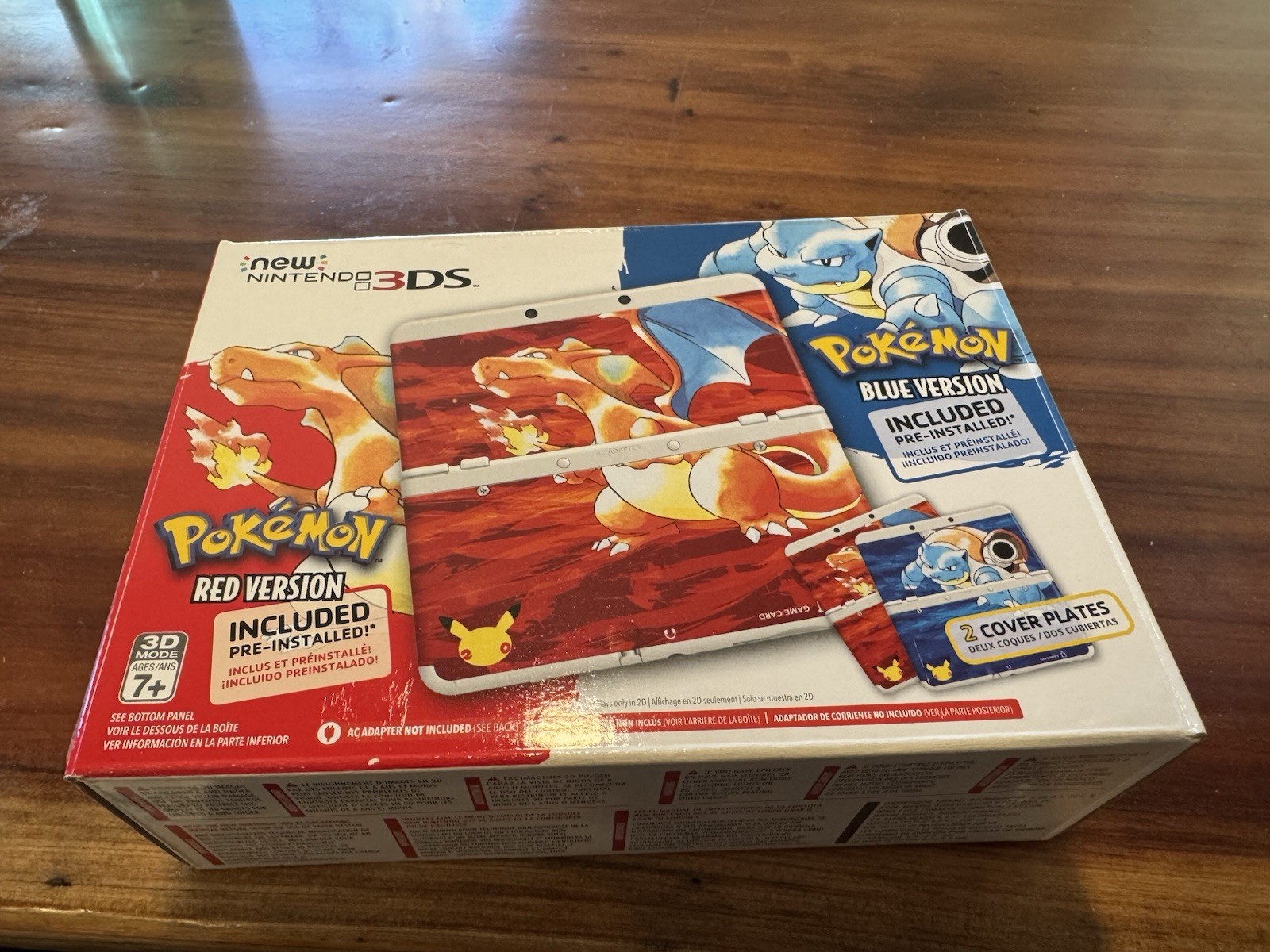 New Nintendo 3DS Dual IPS Pokemon 20th Anniversary Edition CIB in Box Well Kept