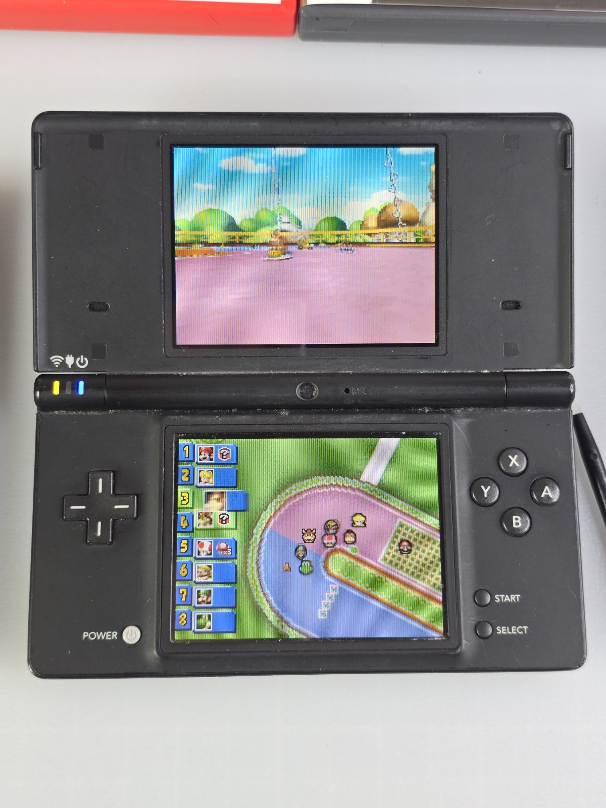 BUNDLE Nintendo DSi CIB Matte Black Charger Stylus Mario Kart + Extras PLAYS PER