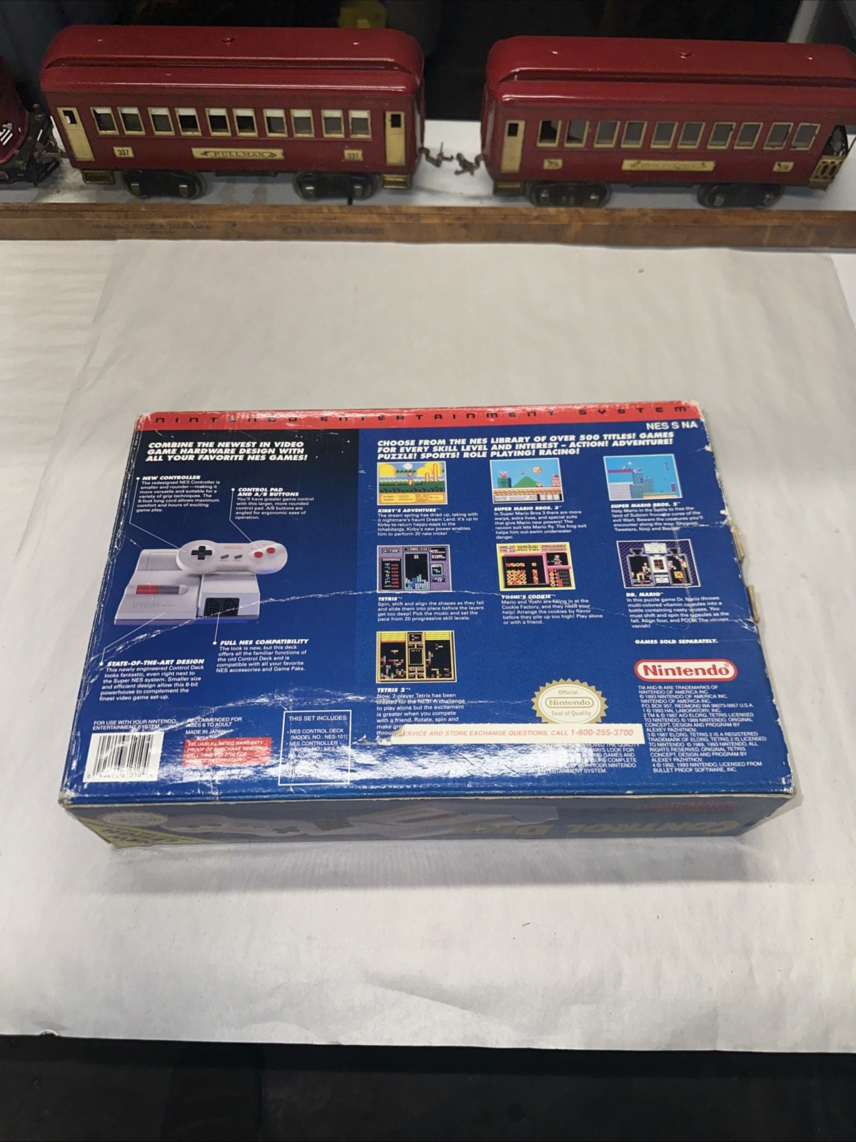 Nintendo NES Top Loader Console System Control Deck – BOX ONLY – No Console