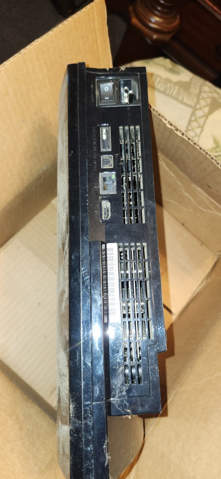 PlayStation 3 PS3 Fat Console ONLY – ORIGINAL 74GB CECHL01 (Tested and Works OK)