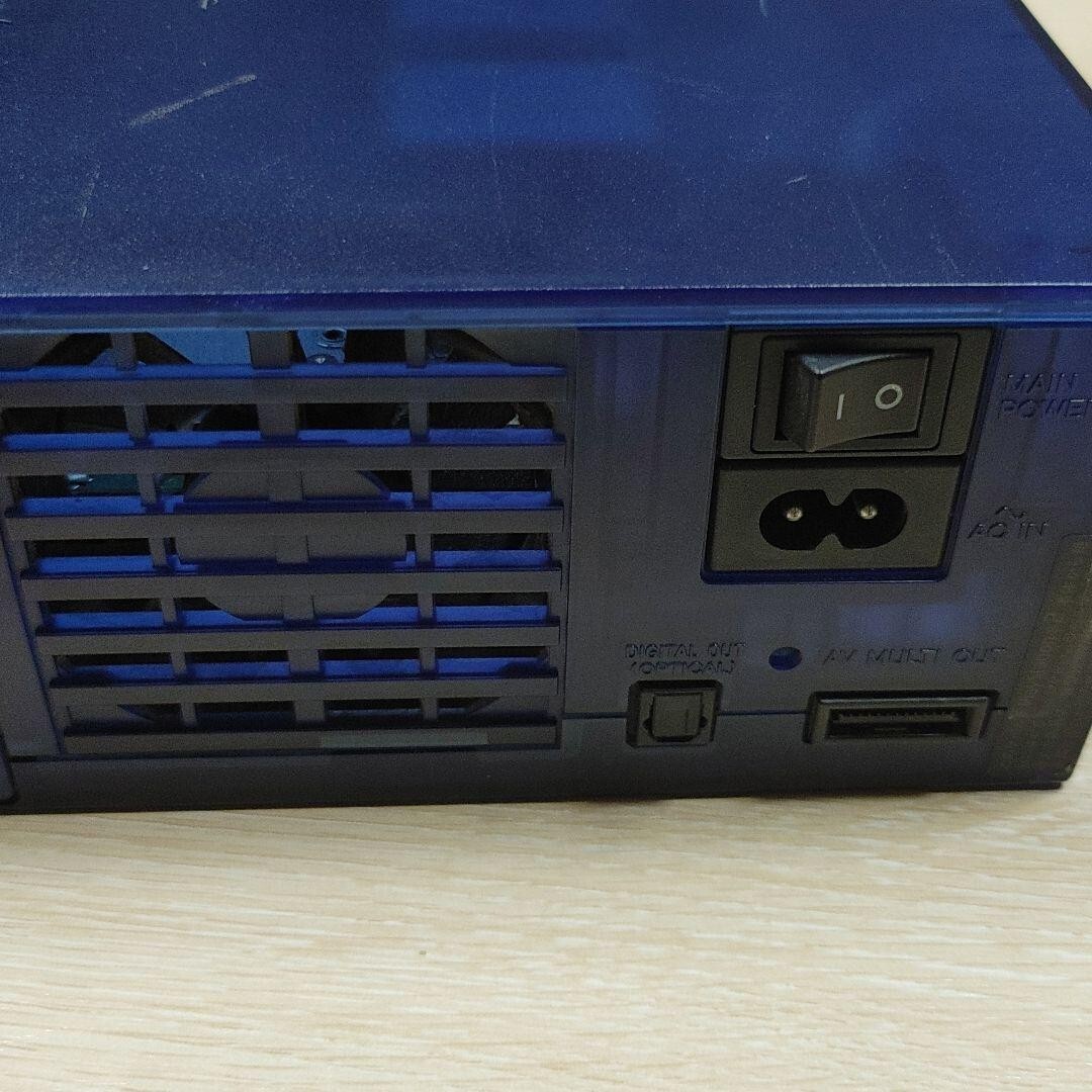 PS2 Aqua Blue Console SCPH-37000 Playstation2 Console Only NTSC-J Tested Used