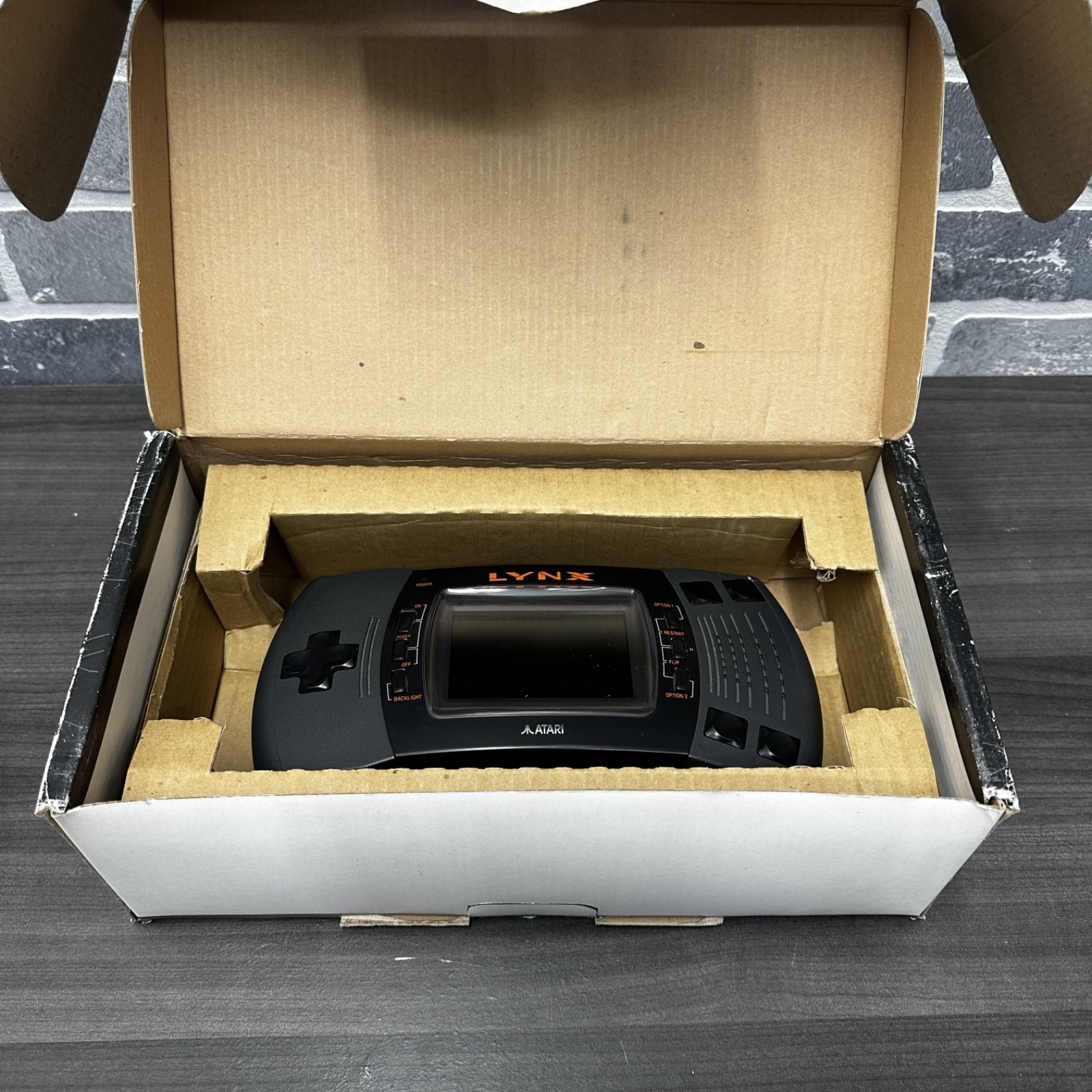 Atari Lynx Console System For Parts or Repair w/Battery Cover – With BOX!