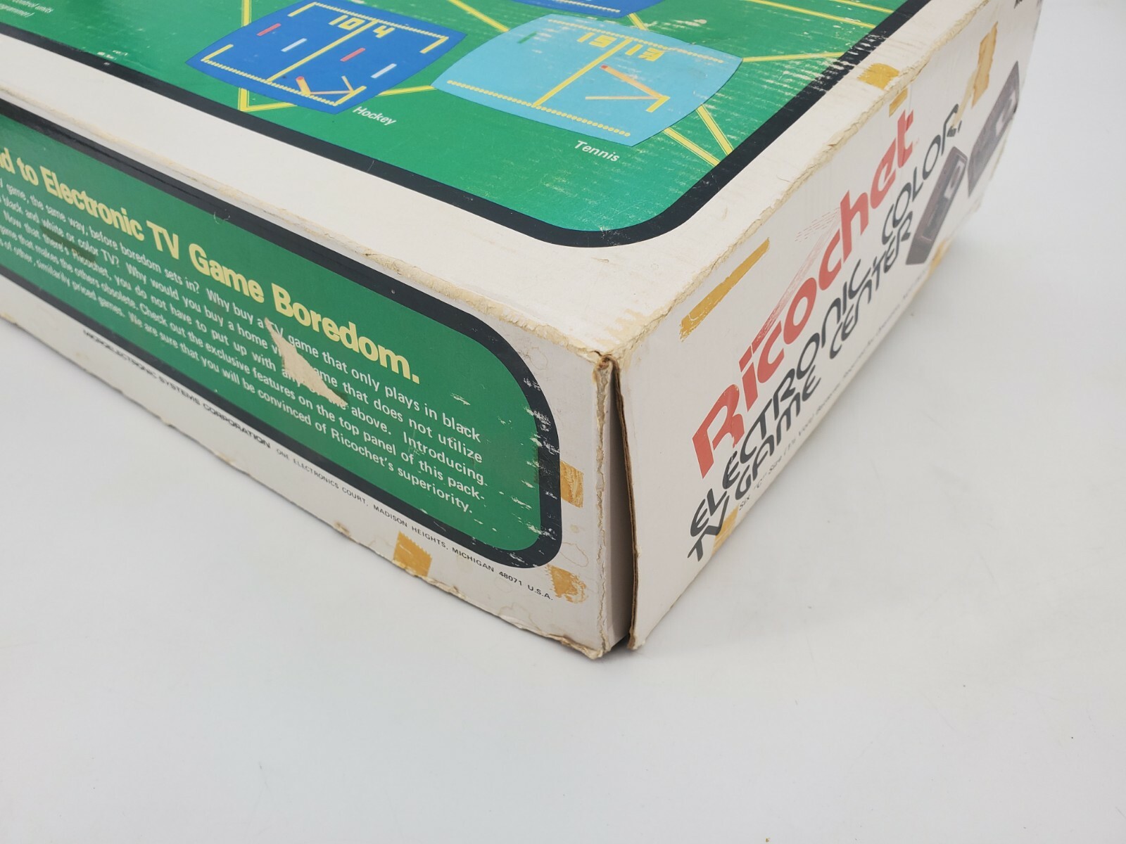 1976 Microelectronic Systems Corp Ricochet Video Game Center System TESTED