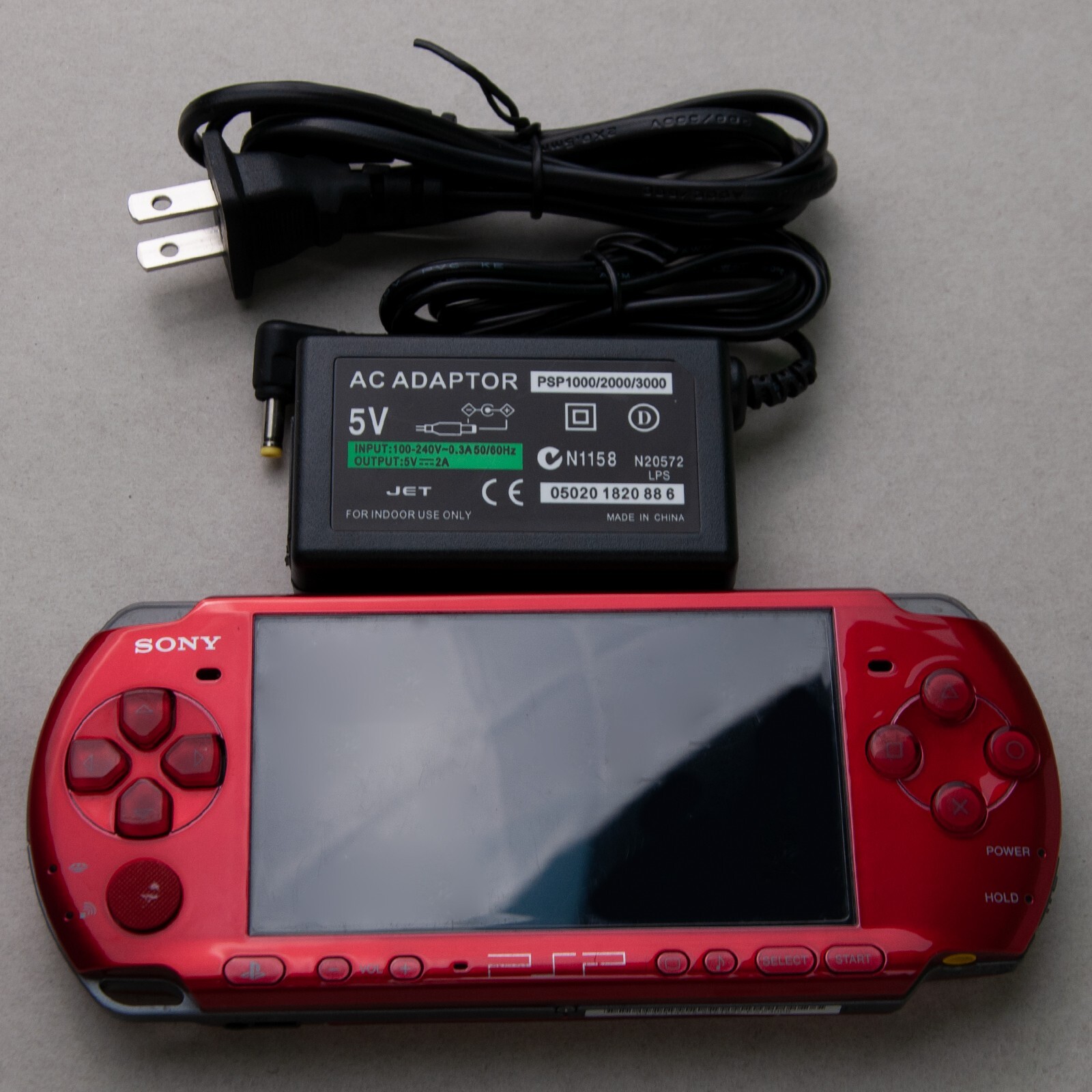 Original Sony PSP 3000 Console System Excellent+With Charger/New Battery/Memory