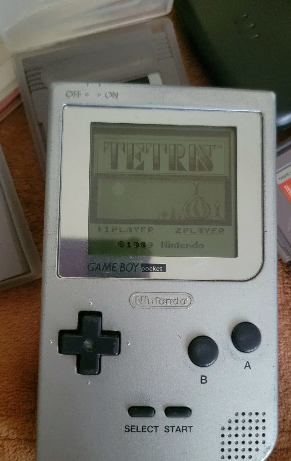 Nintendo Game Boy Handheld System and 5 games, Includes Galaxia and Tetris