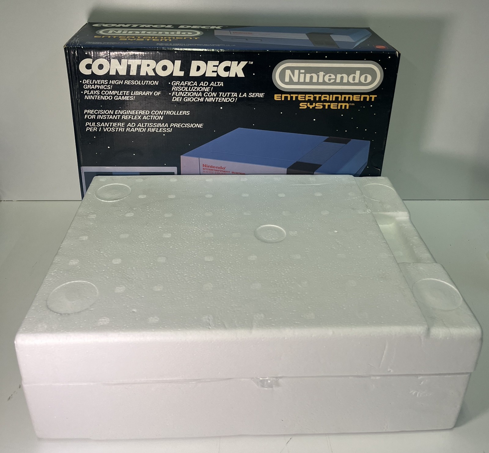NINTENDO NES CONSOLE CONTROL DECK PAL A ITA NES-S-CD-ITA BOXED TESTED