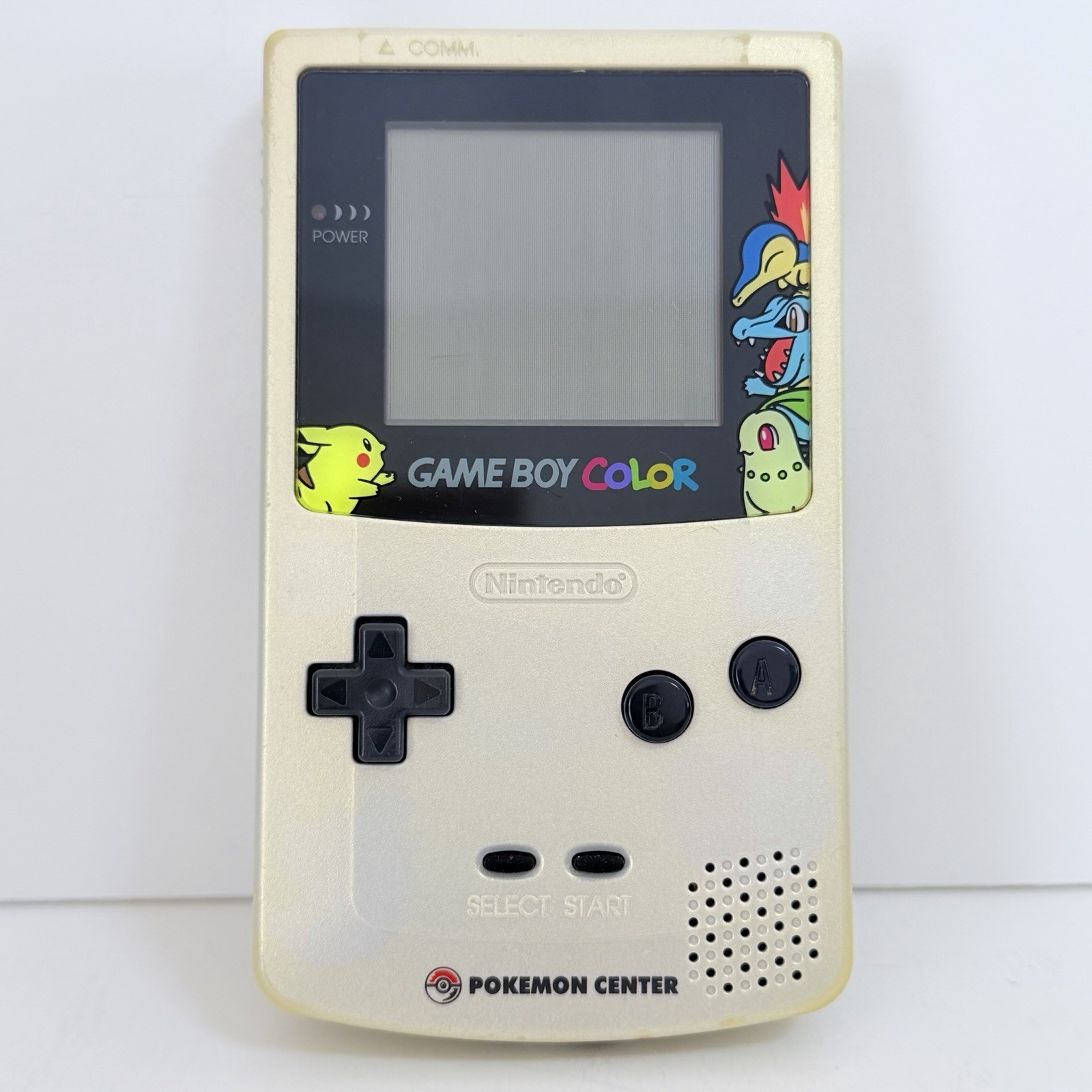 Nintendo Game Boy Color Console Pokemon Center Limited Gold Silver Ver CGB-001