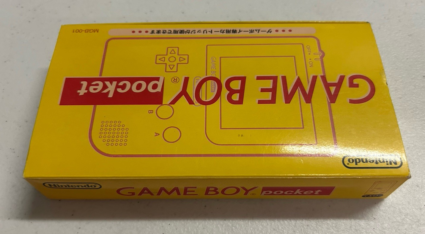 Nintendo Gameboy Pocket Console Yellow Japan GB with box US SELLER