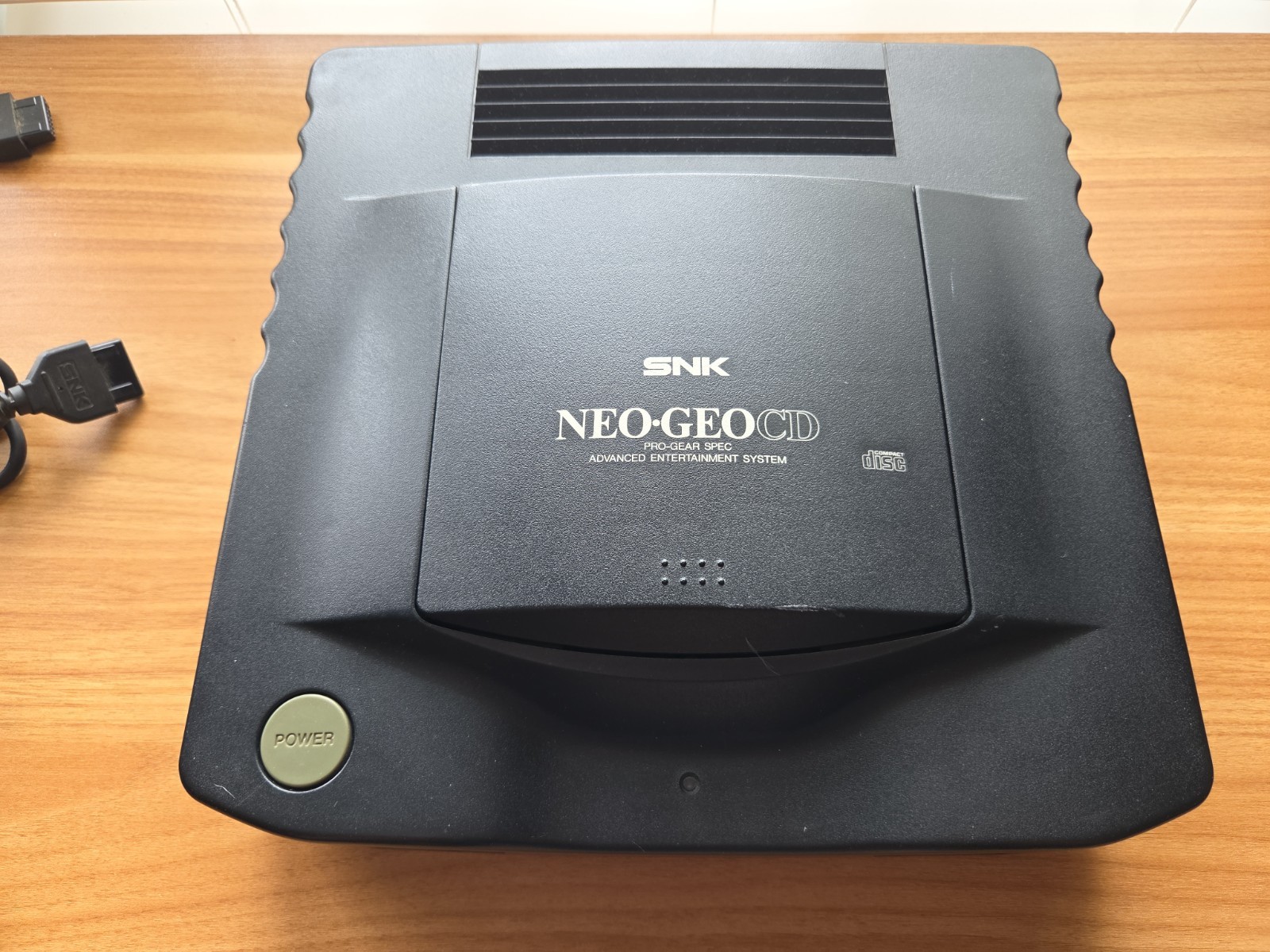Neo Geo CD Console CD-T01 2 Controllers AC/ AV cablesTested Working US SELLER