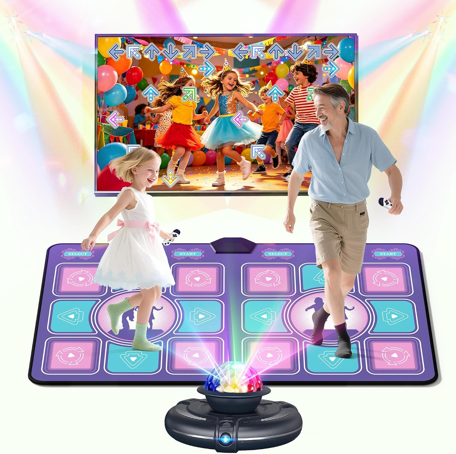 AR Motion Video Game Console for Kids & Family: Plug and Play Interactive TV Gam