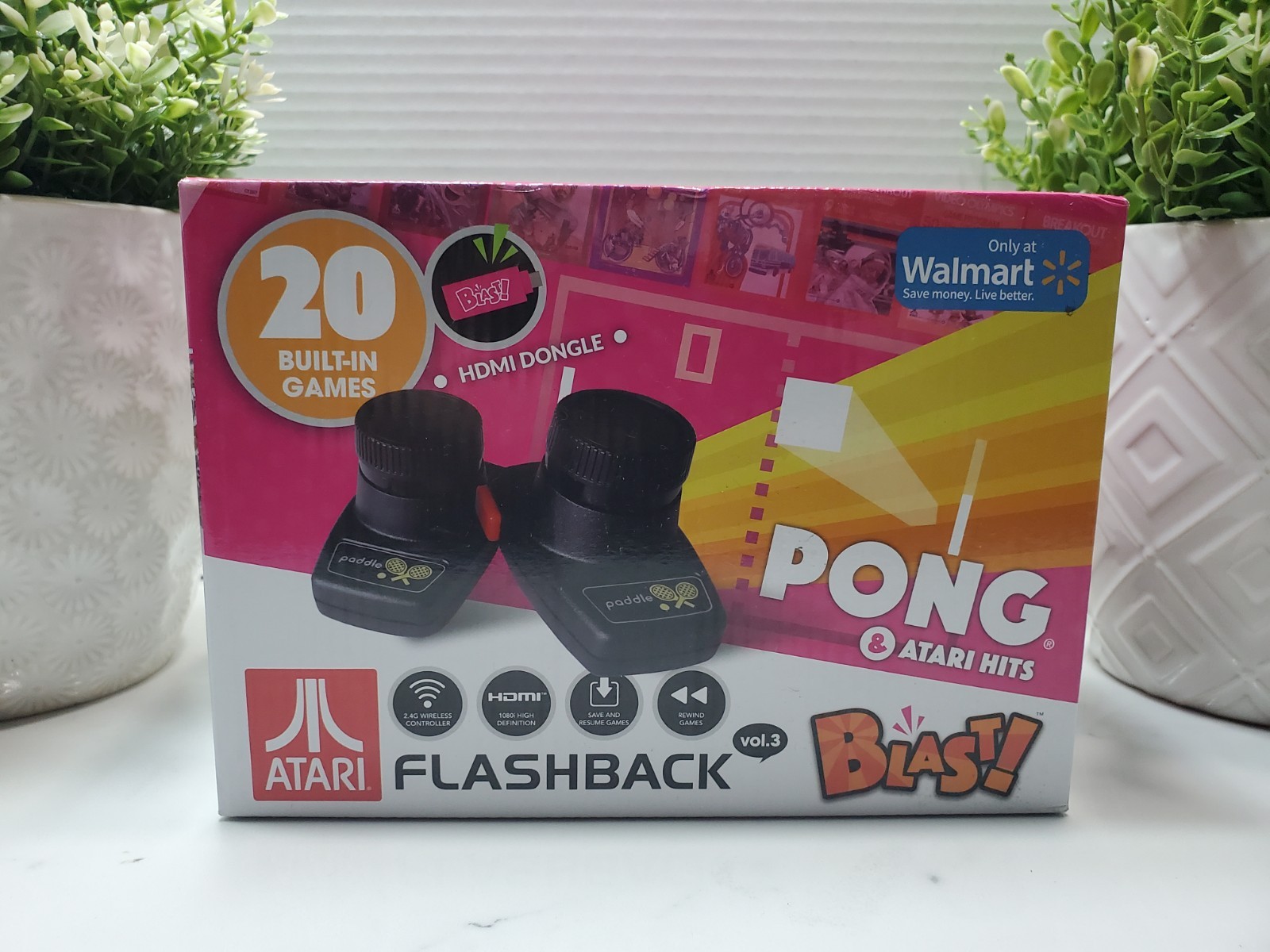 Atari Flashback Blast! HDMI Wireless Pong + 20 Built-In Video Games 🟠 NEW