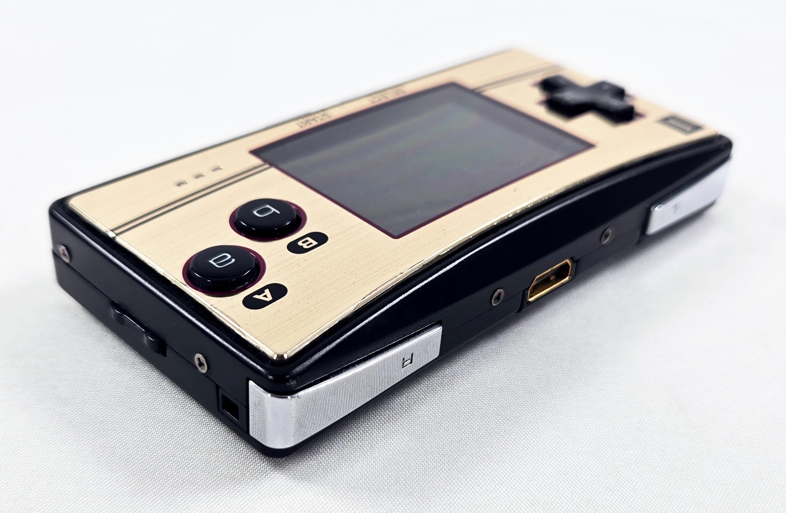 NINTENDO GAME BOY MICRO CONSOLE Famicom Japan Reshelled Tested OXY 001 JPN