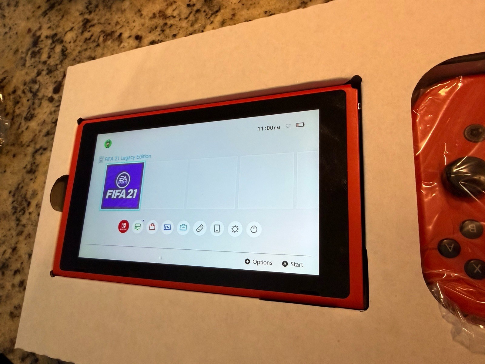 Rare Red Nintendo Switch Console Mario Red HAC-001(-01) Tested and Working