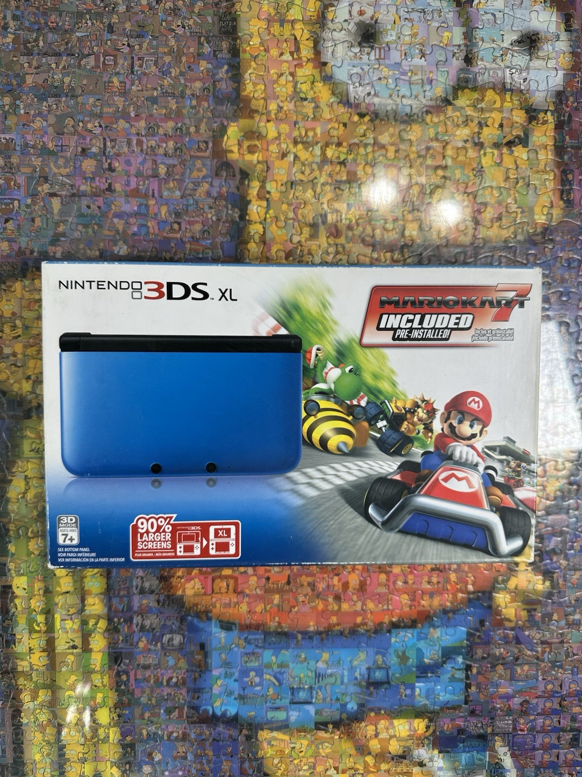 New Nintendo 3DS XL Blue/Black Mario Kart 7 Edition