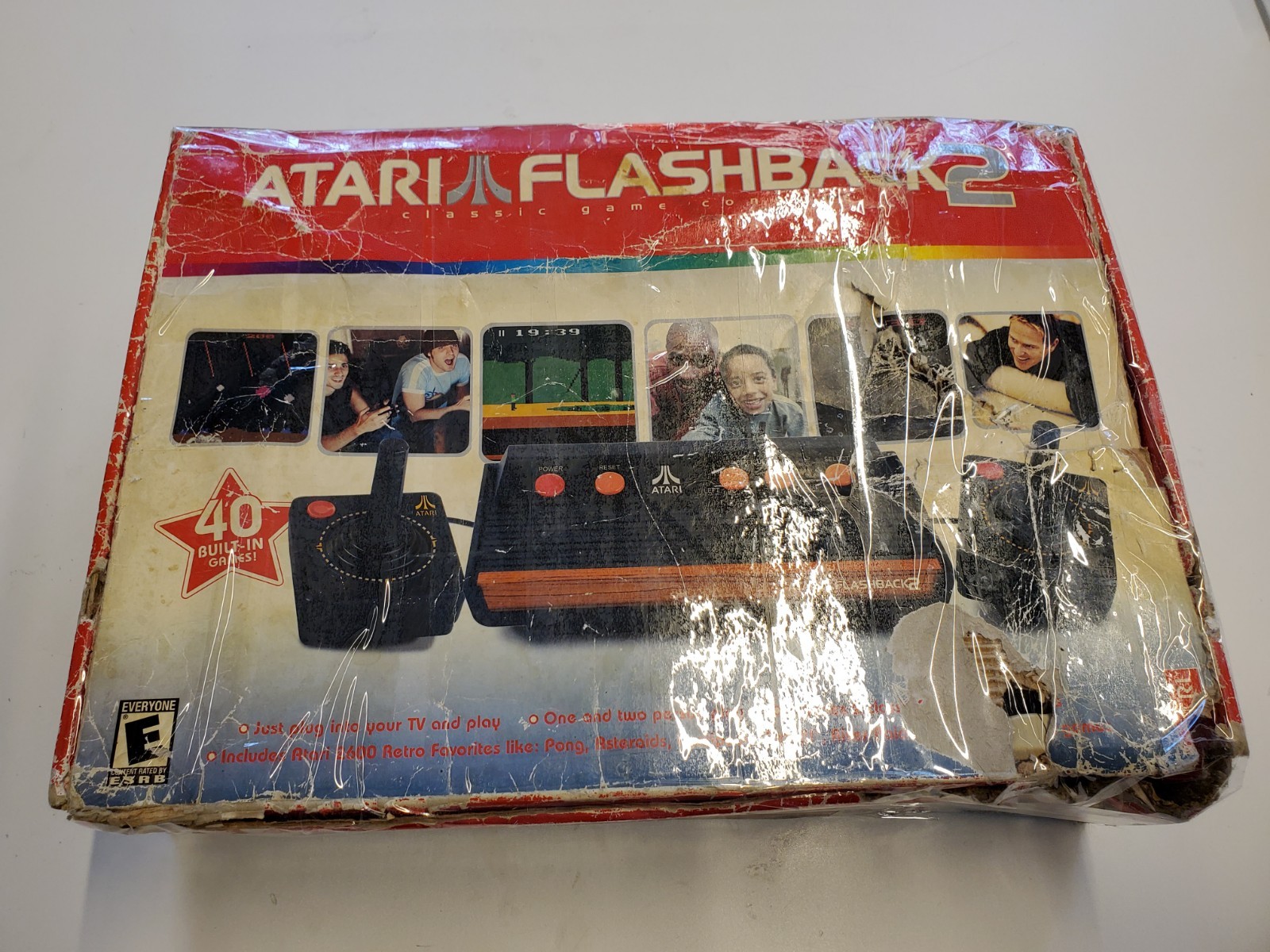 Atari Flashback 2 Classic Game Console W/ 40 BUILT IN GAMES – NO POWER CABLE