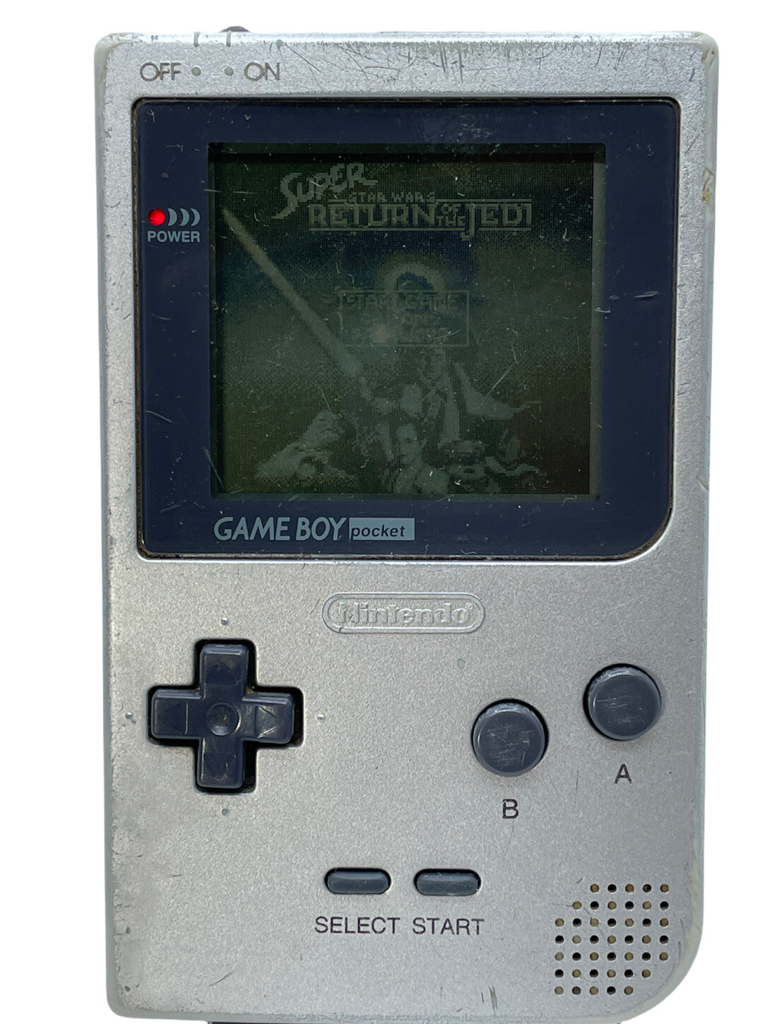 Nintendo Game Boy Pocket Silver Handheld System (MGB-001) Tested With game