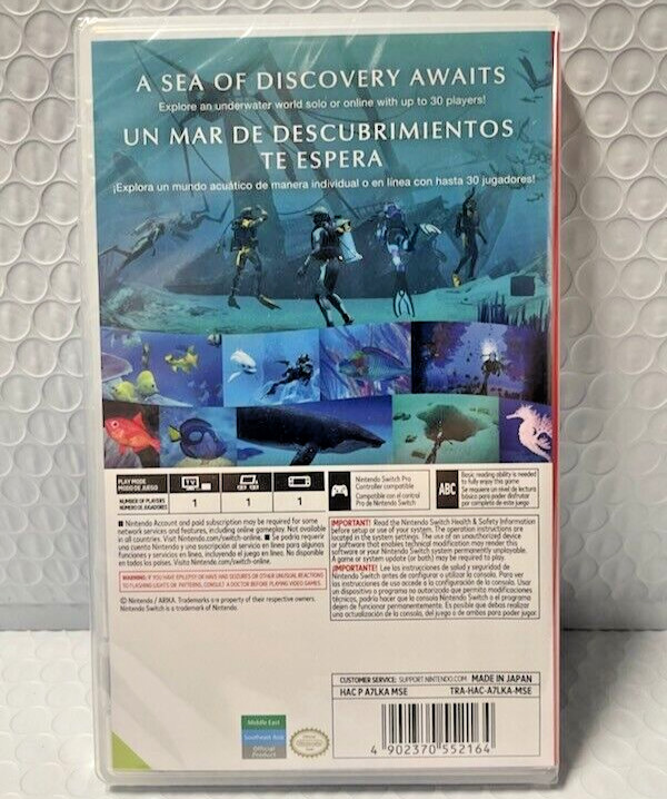 Endless Ocean Luminous Switch Brand New Sealed Game Special (2024 Simulation)