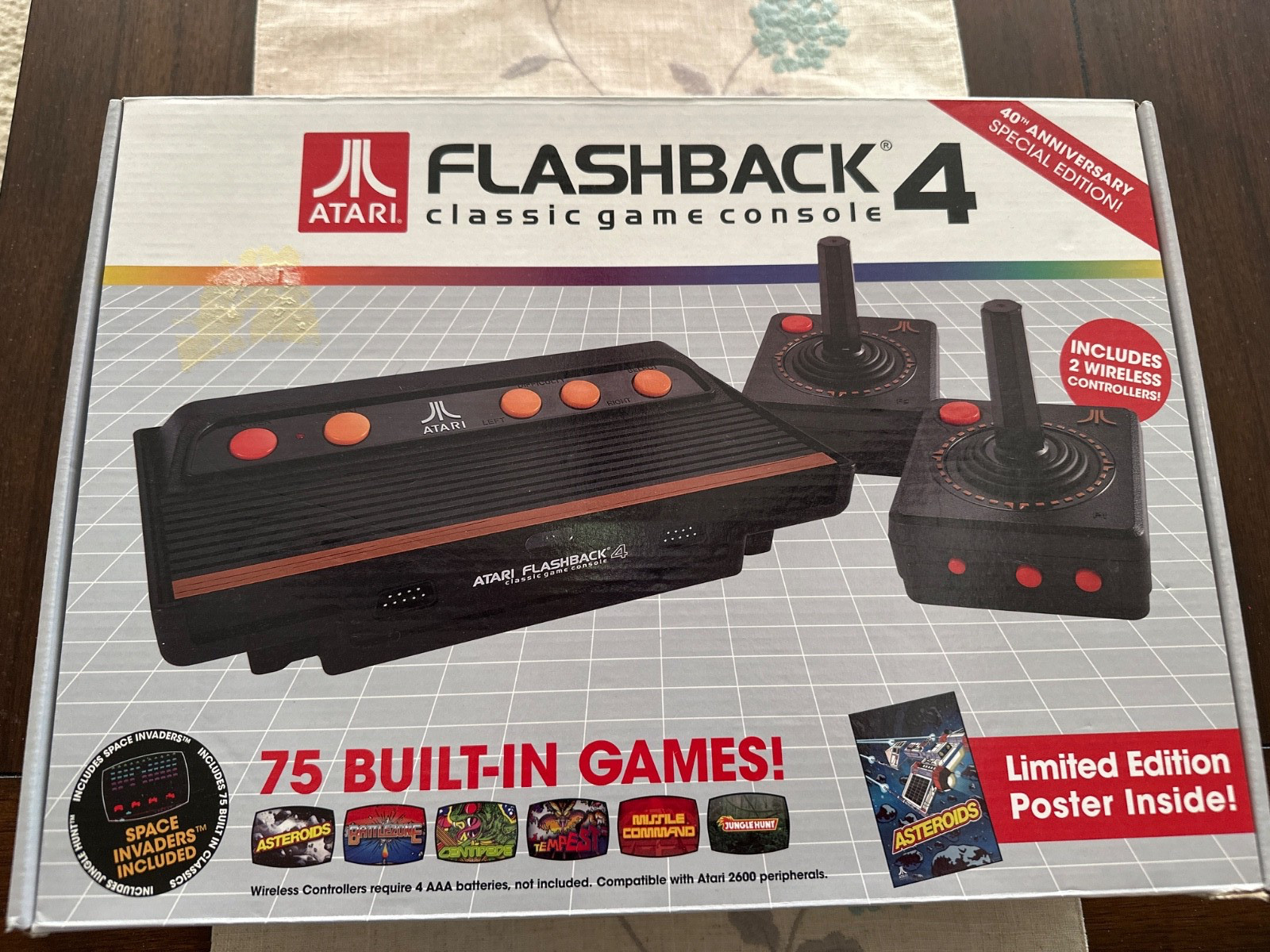 Atari Flashback 4 40th Anniversary Game Console
