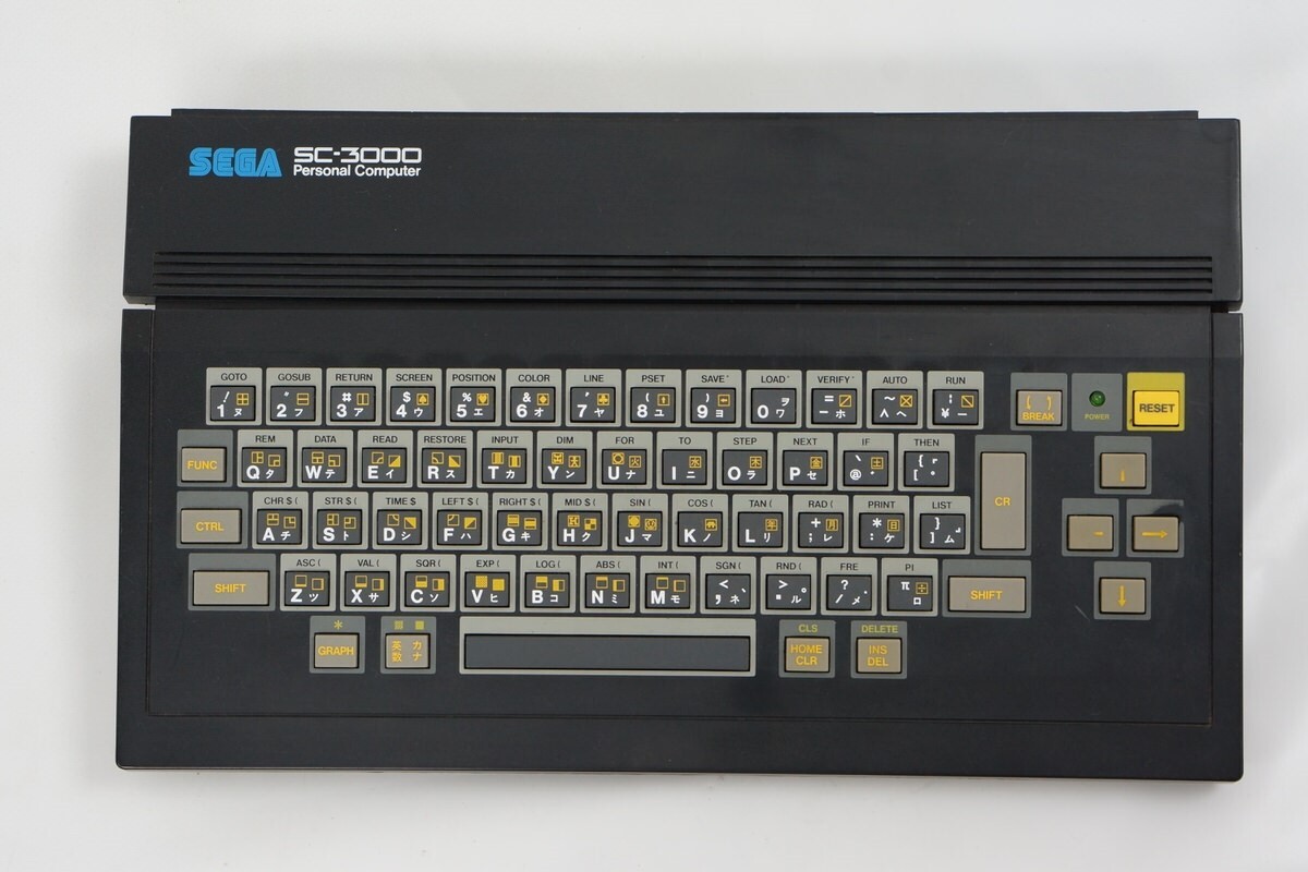 SC-3000 Personal Computer Console Sytem SEGA Tested JAPAN Game H2514190