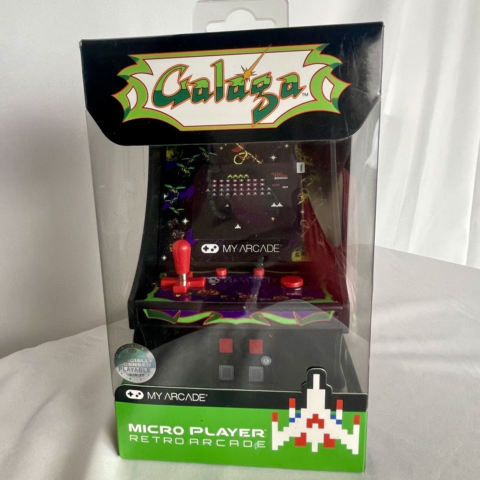 My Arcade Galaga Micro Player Retro Arcade System – Black – DGUNL-3222 Brand New