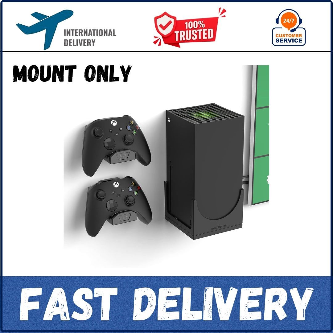 Total Mount Bundle for Xbox Series X and Controllers, Wall Mounts Only