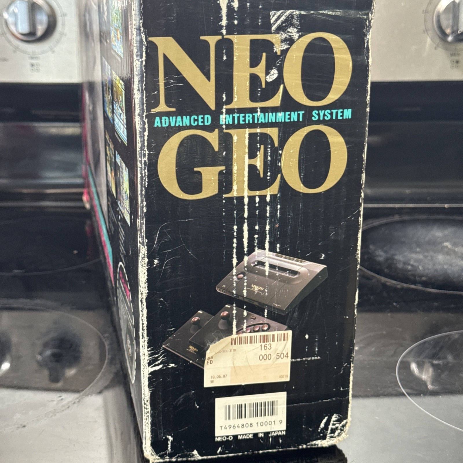 NEO GEO AES MAX 330 MEGA CONSOLE COMPLETE IN BOX TESTED WORKING