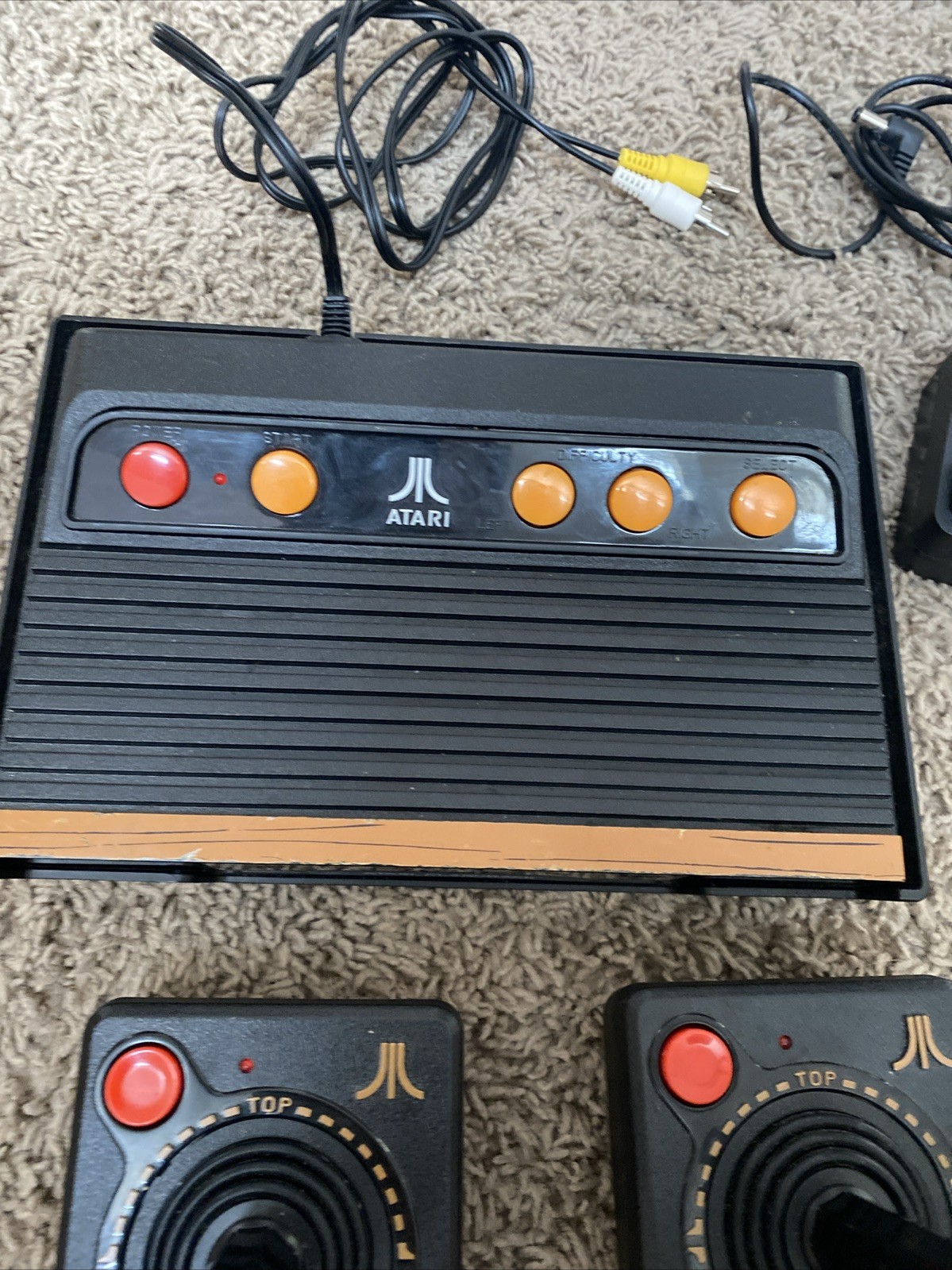 Atari Flashback 5 Classic Game Console 2 Wireless Joystick Controllers & Cords