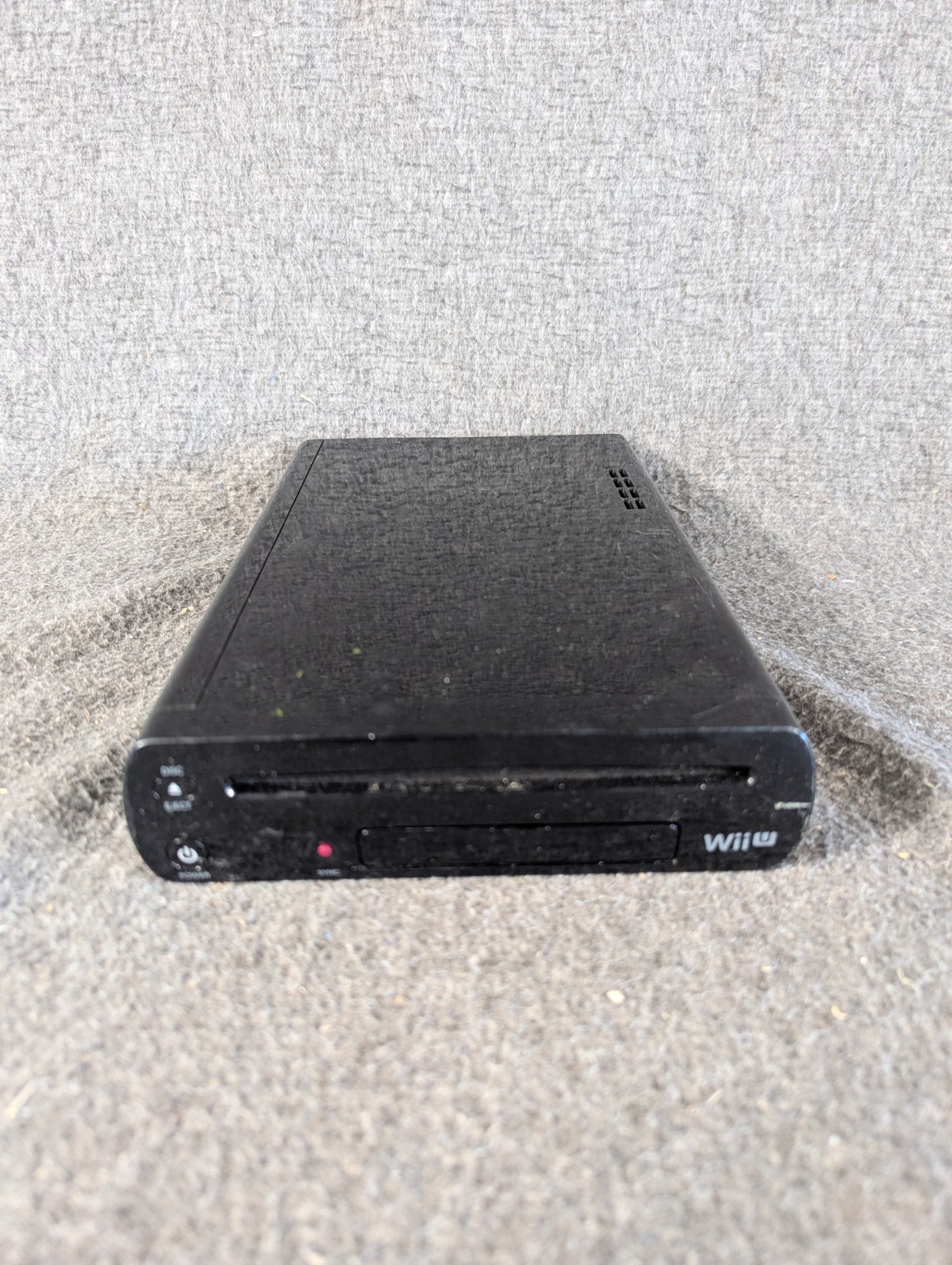 Nintendo Wii U WUP-101(02) Black System Console Only For Parts Or Repairs