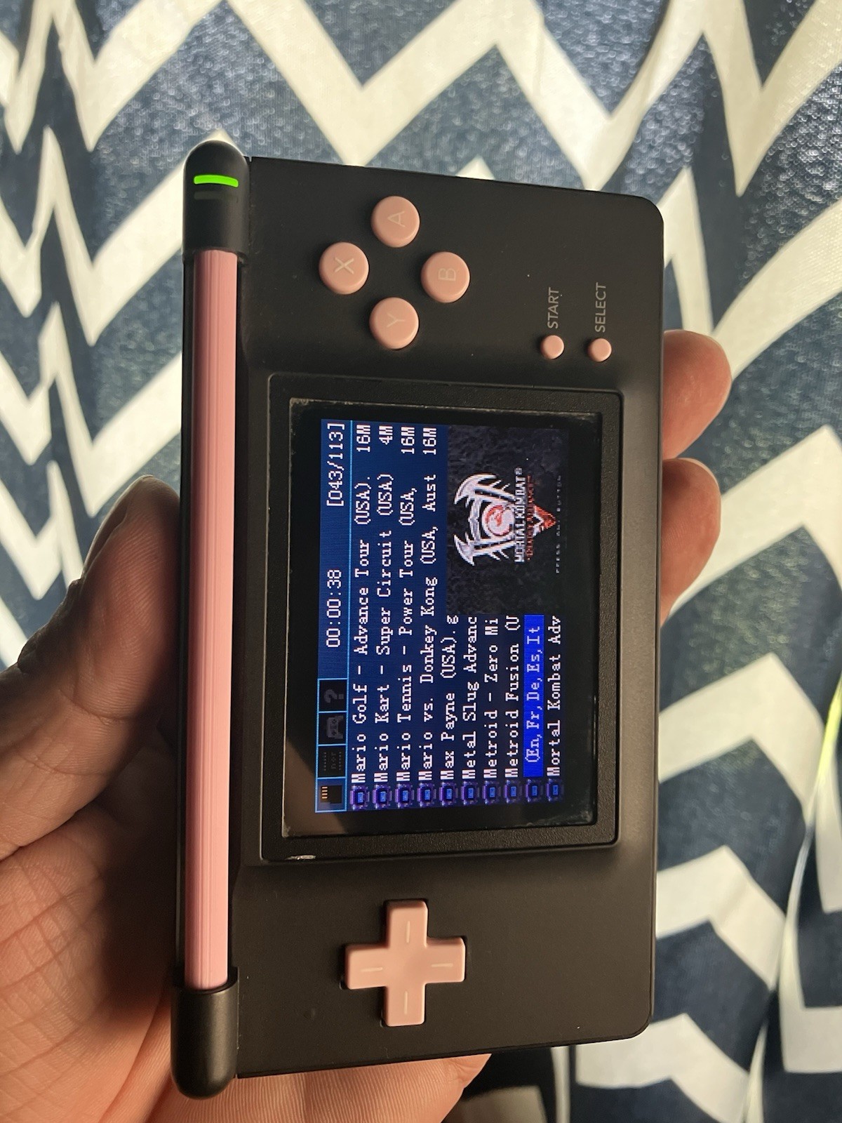 Gameboy Macro = Nintendo DS Lite Handheld Console Pink/Black or Black/Pink
