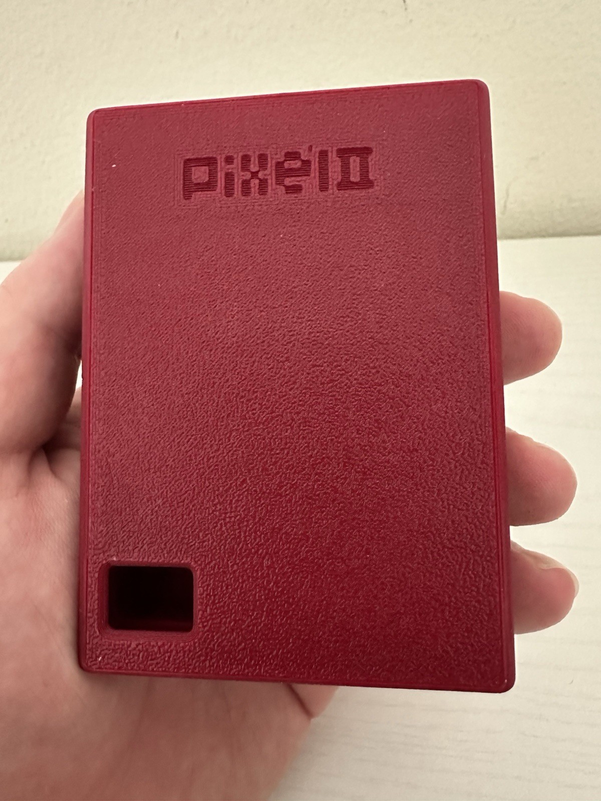 GKD Pixel 2 Red Handheld Console + 3D Case