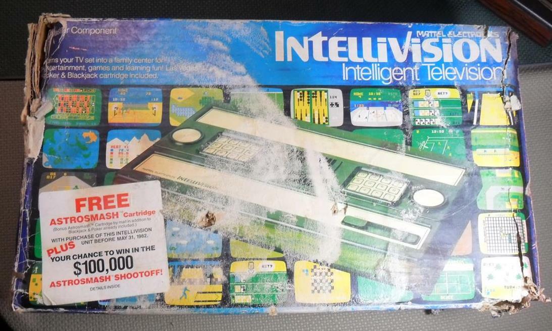 1979 MATTELL 2609 INTELLIVISION WORKING CONSOLE IN BOX MANUALS OVER 10 GAMES