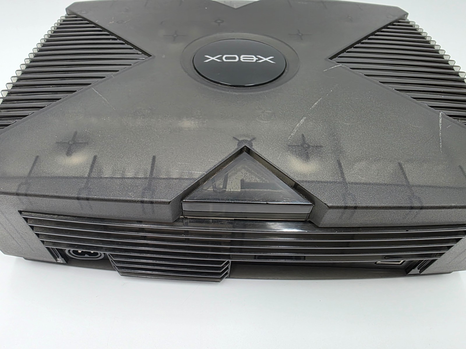 Microsoft OG Xbox Original Black Clear Skeleton Console NEW Caps LED TESTED RARE
