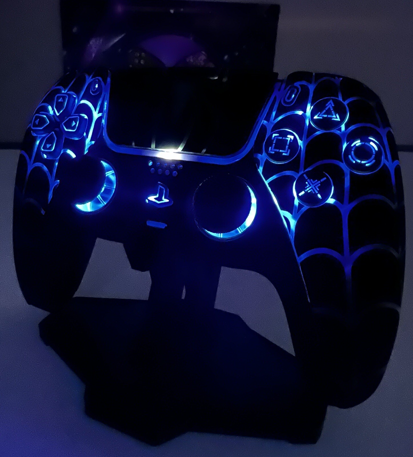 Spiderweb 🕸️ – Marvel Spider-Man – RGB LED – Custom Controller For PS5 Or PC